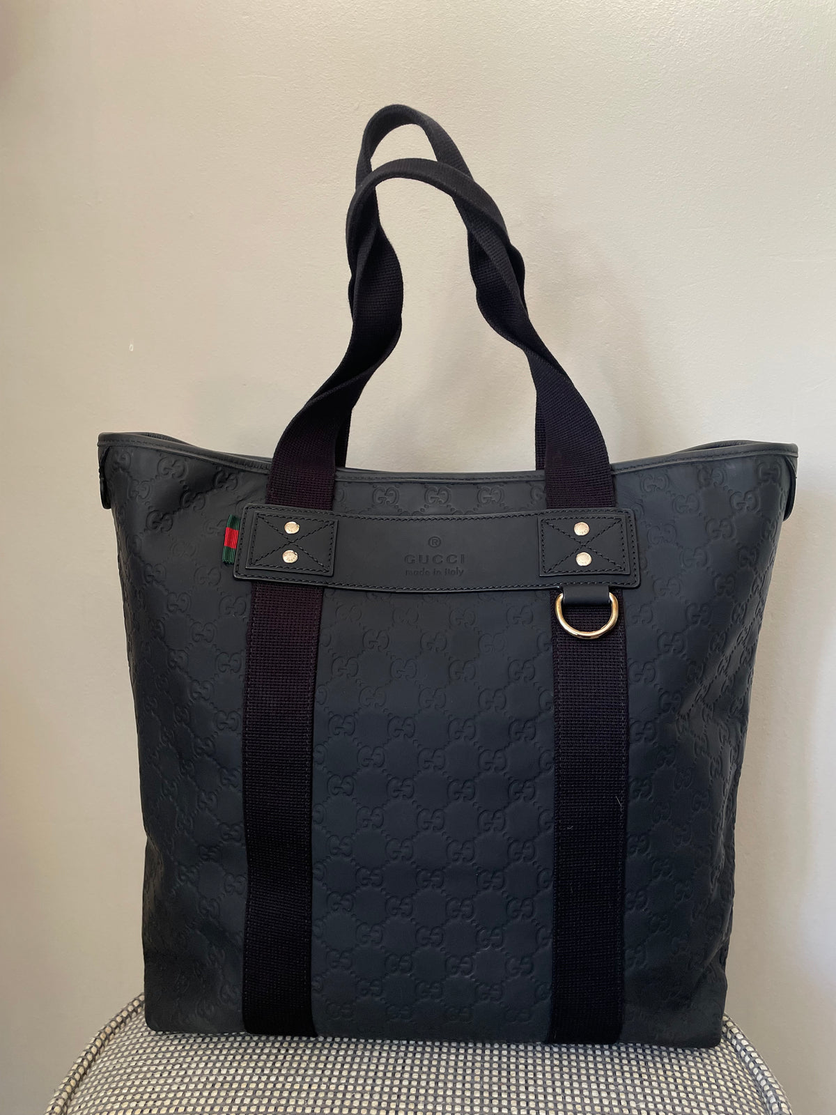Preloved Gucci Guccissima Shoulder Tote Bag