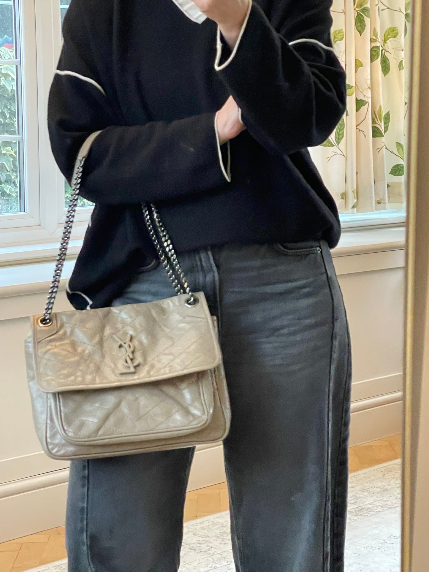 Preloved Saint Laurent Niki Shoulder Bag, Medium