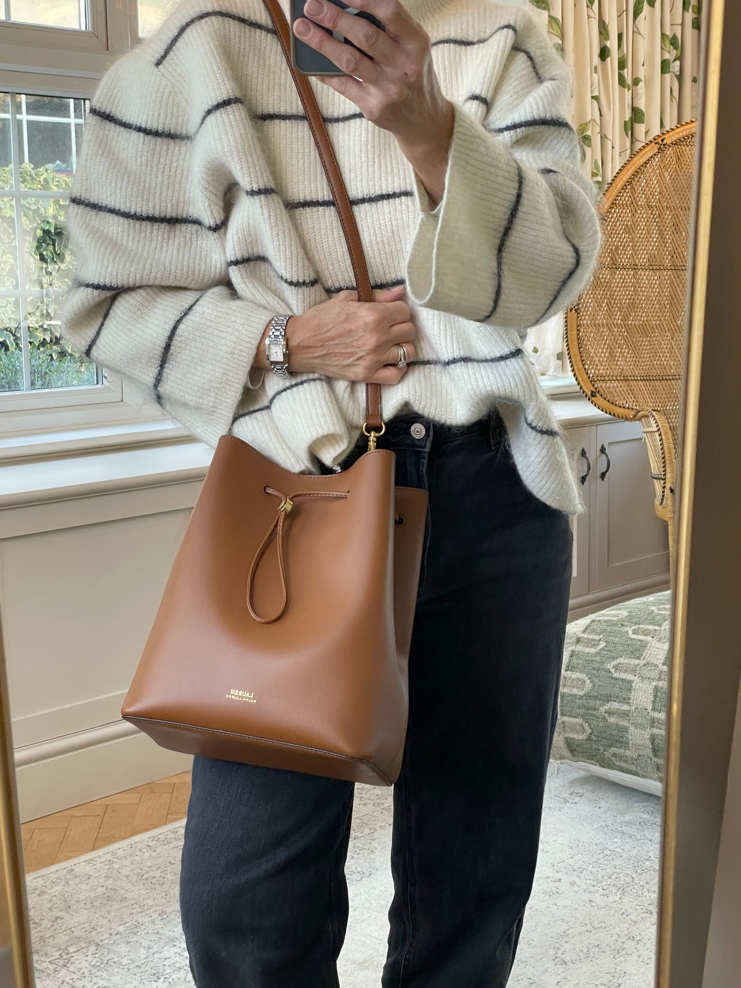 Preloved Ralph Lauren Dryden Debby bucket bag