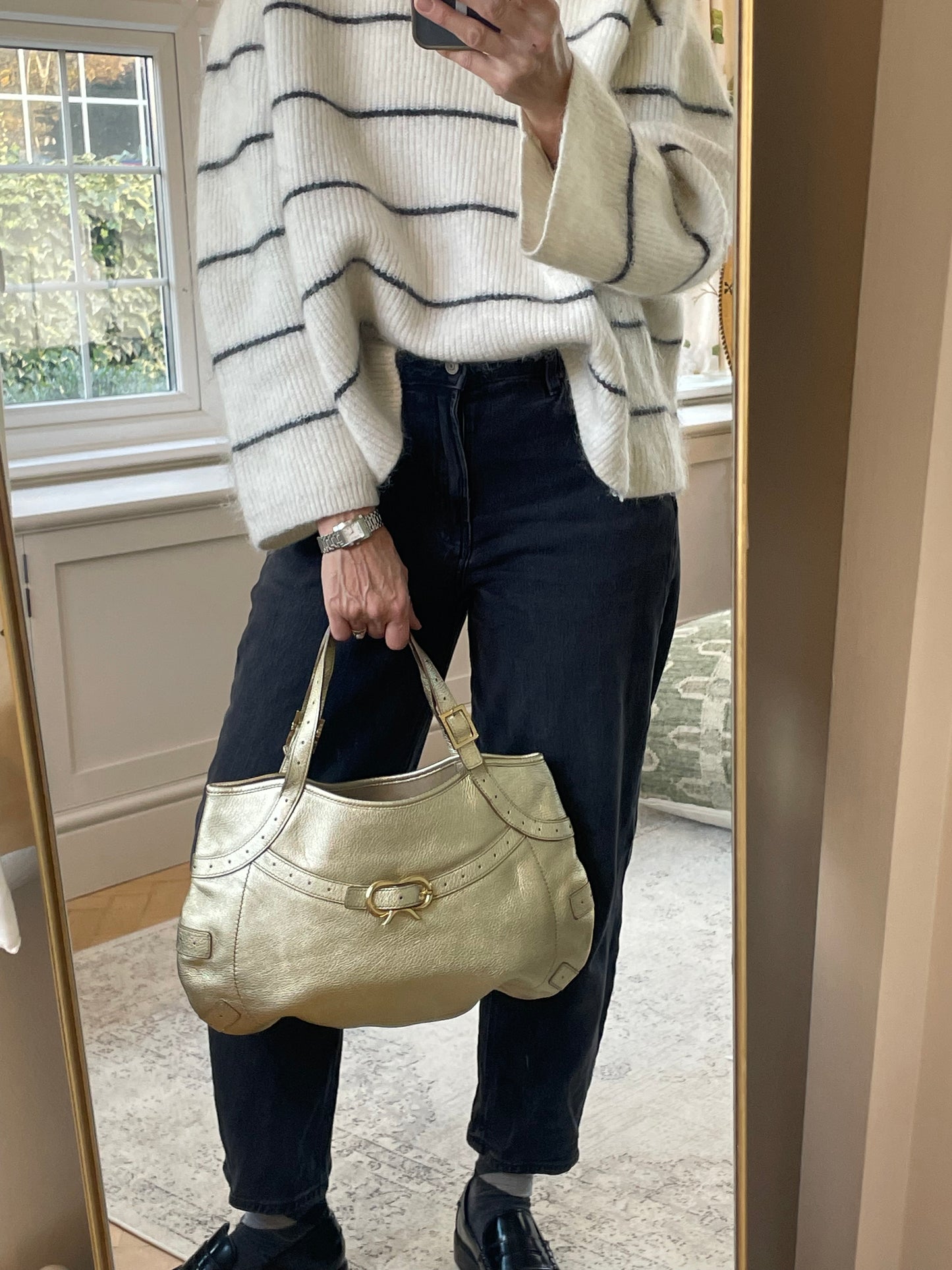 Preloved Anya Hindmarch Bow Shoulder Bag