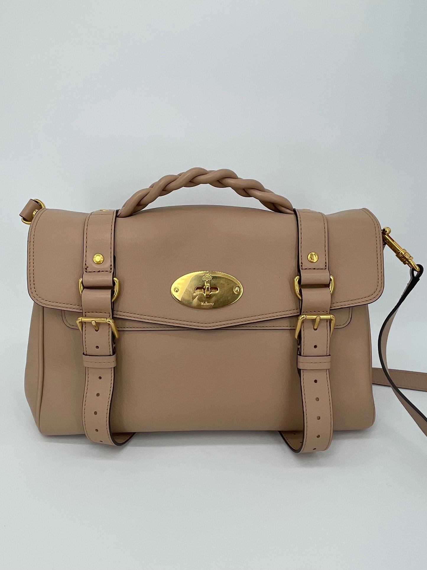 Preloved Mulberry Alexa Satchel Bag, Regular