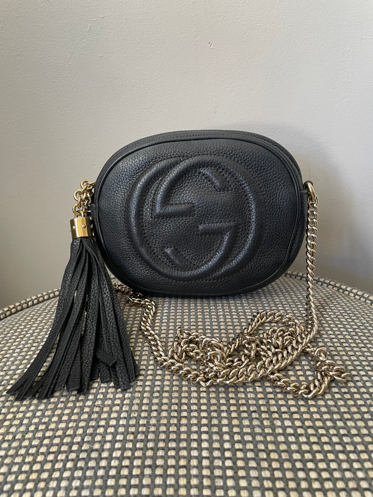 Preloved Gucci Soho Chain Crossbody Bag, Mini