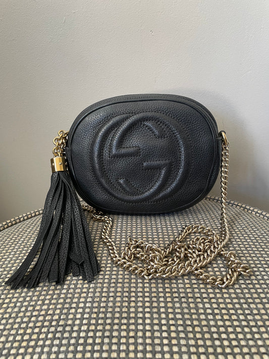 Preloved Gucci Soho Chain Crossbody Bag, Mini