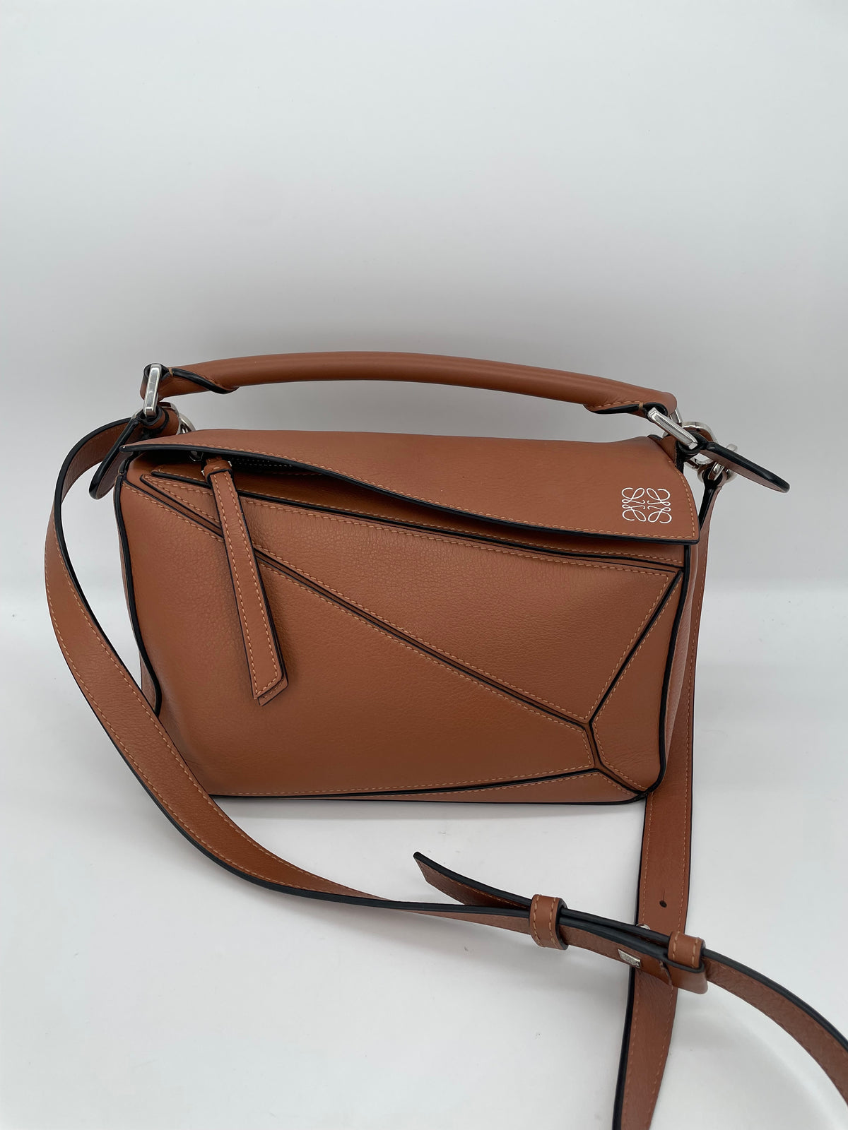 Preloved Loewe Puzzle Shoulder Bag, Small