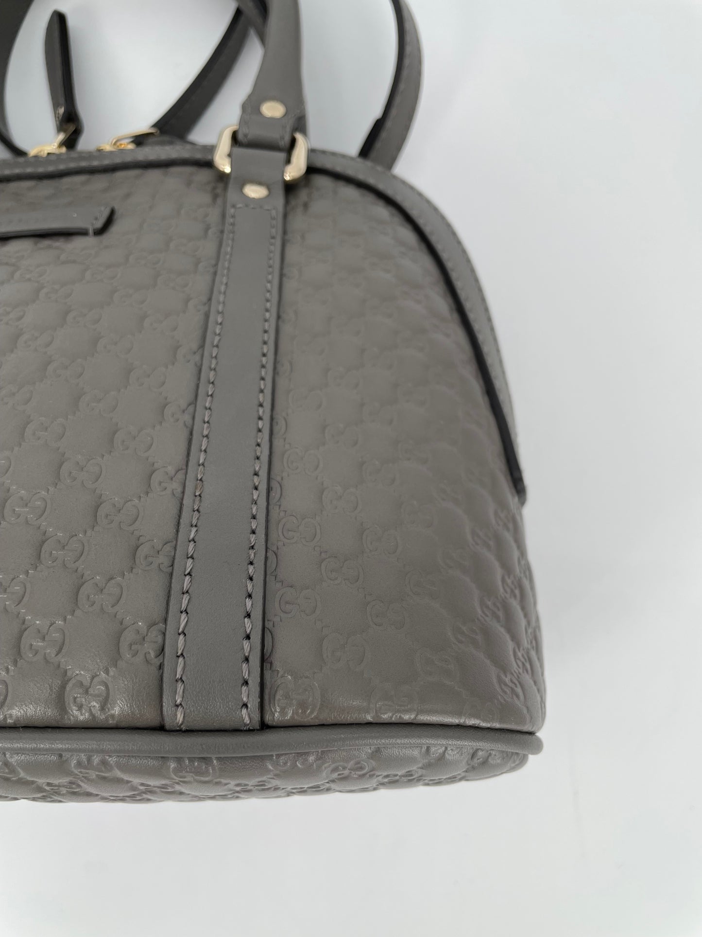 Preloved Gucci Guccissima Dome Shoulder Bag, Mini