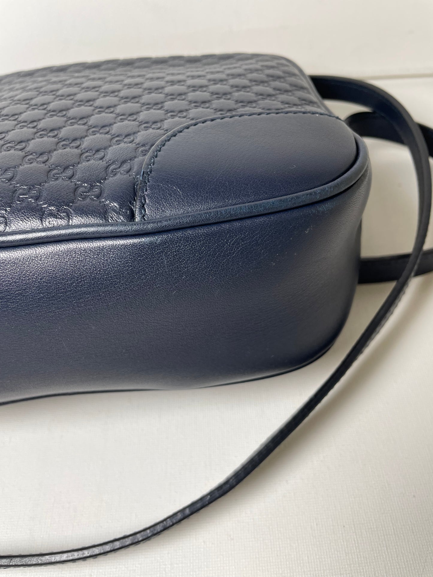 Preloved Gucci GG Guccissima Leather Bree Crossbody