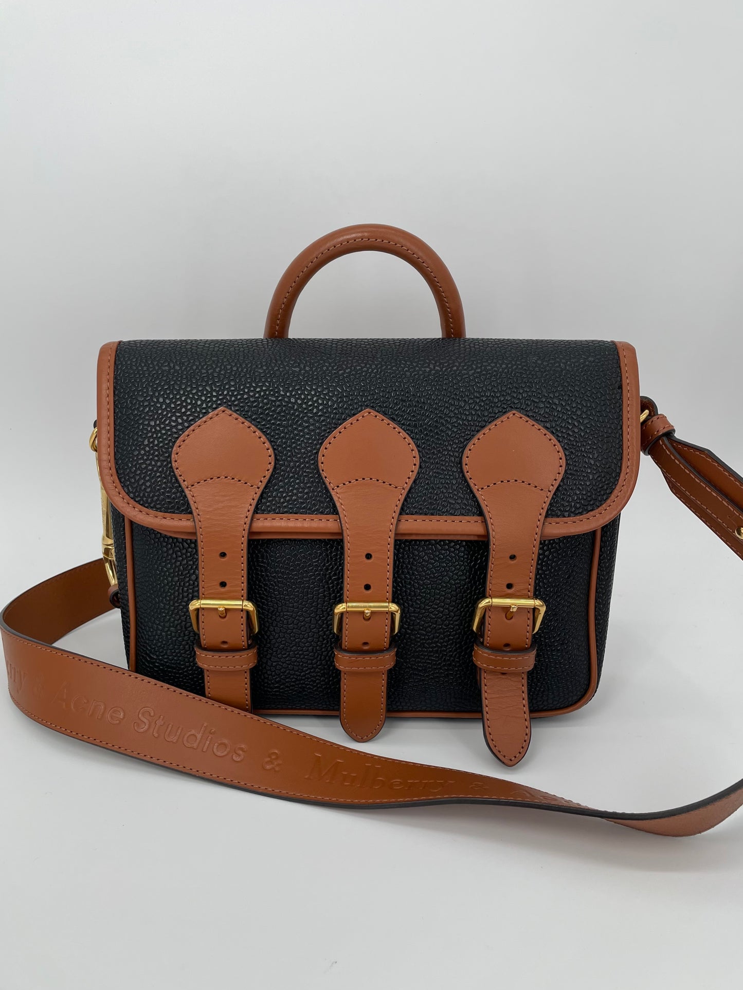 Preloved Mulberry & Acne Studios Messenger Crossbody Bag