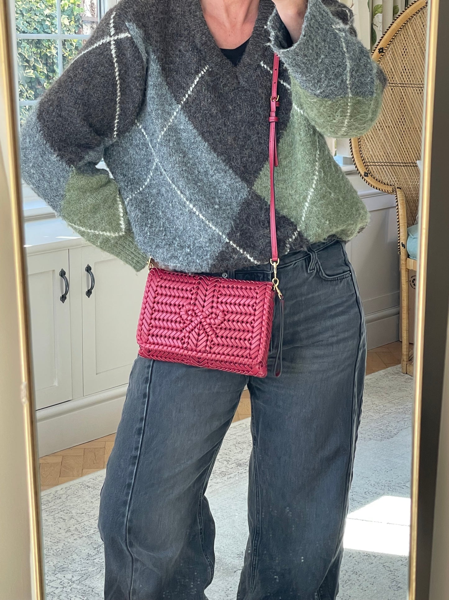 Preloved Anya Hindmarch Neeson Shoulder, Crossbody, Clutch Bag