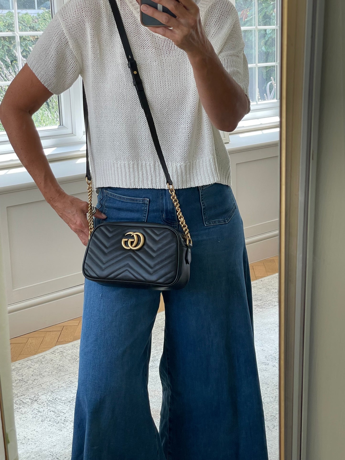 Preloved Gucci Marmont Shoulder Bag, Small