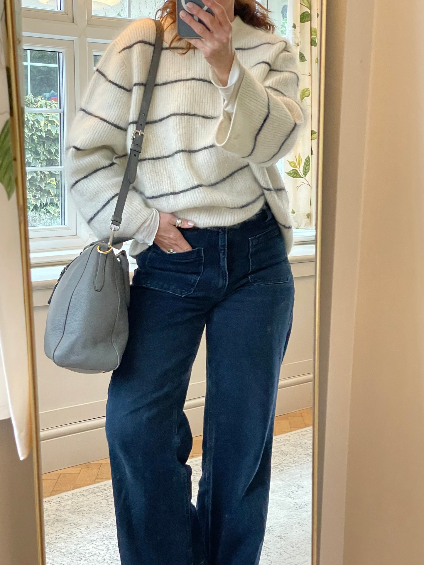 Preloved Prada Vitello Phenix Two Way Tote Bag, Large