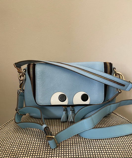 Preloved Anya Hindmarch Maxi Zip Eye Satchel, Small