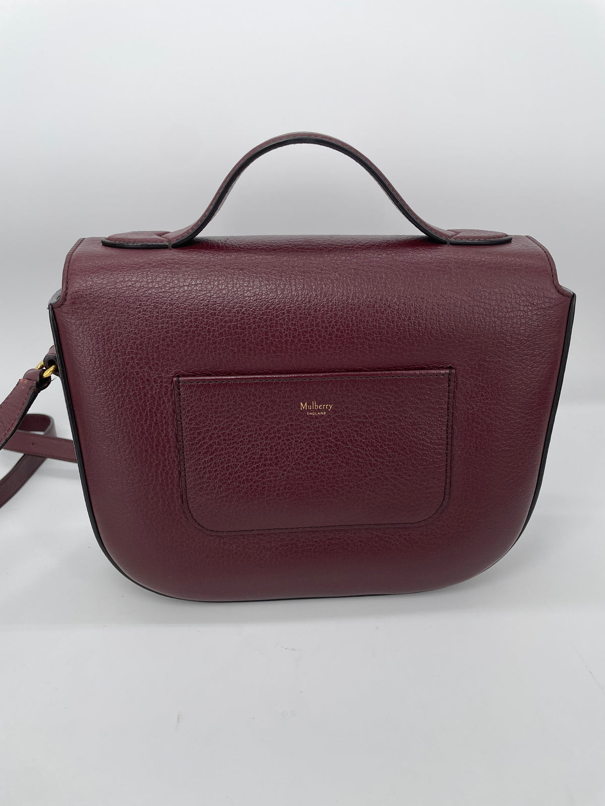 Preloved Mulberry Tenby Satchel Bag, Large
