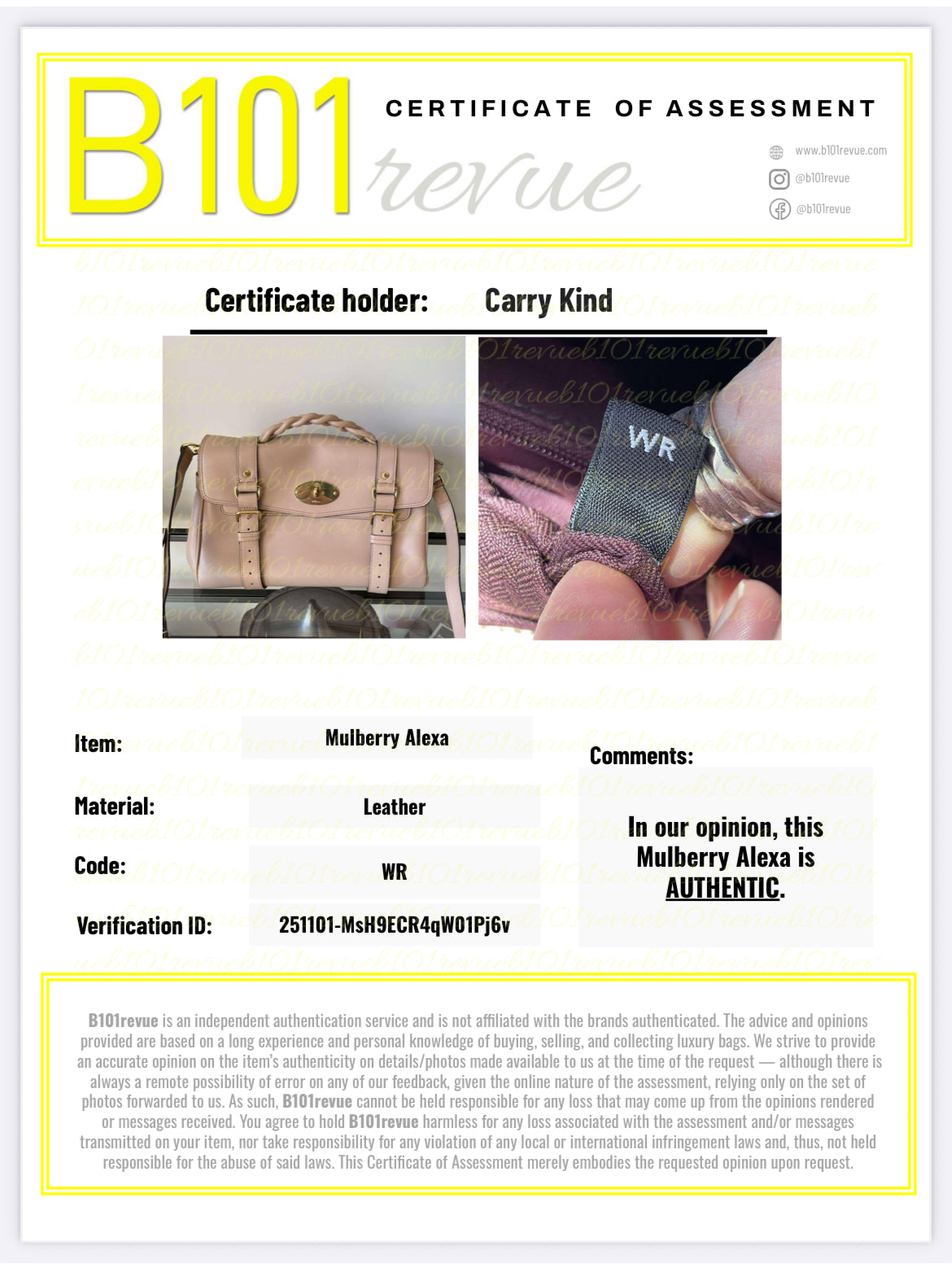 Preloved Mulberry Alexa Satchel Bag, Regular