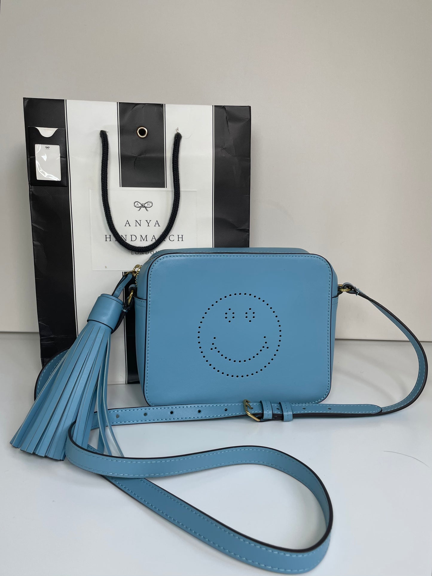 Preloved Anya Hindmarch Smiley Crossbody Bag