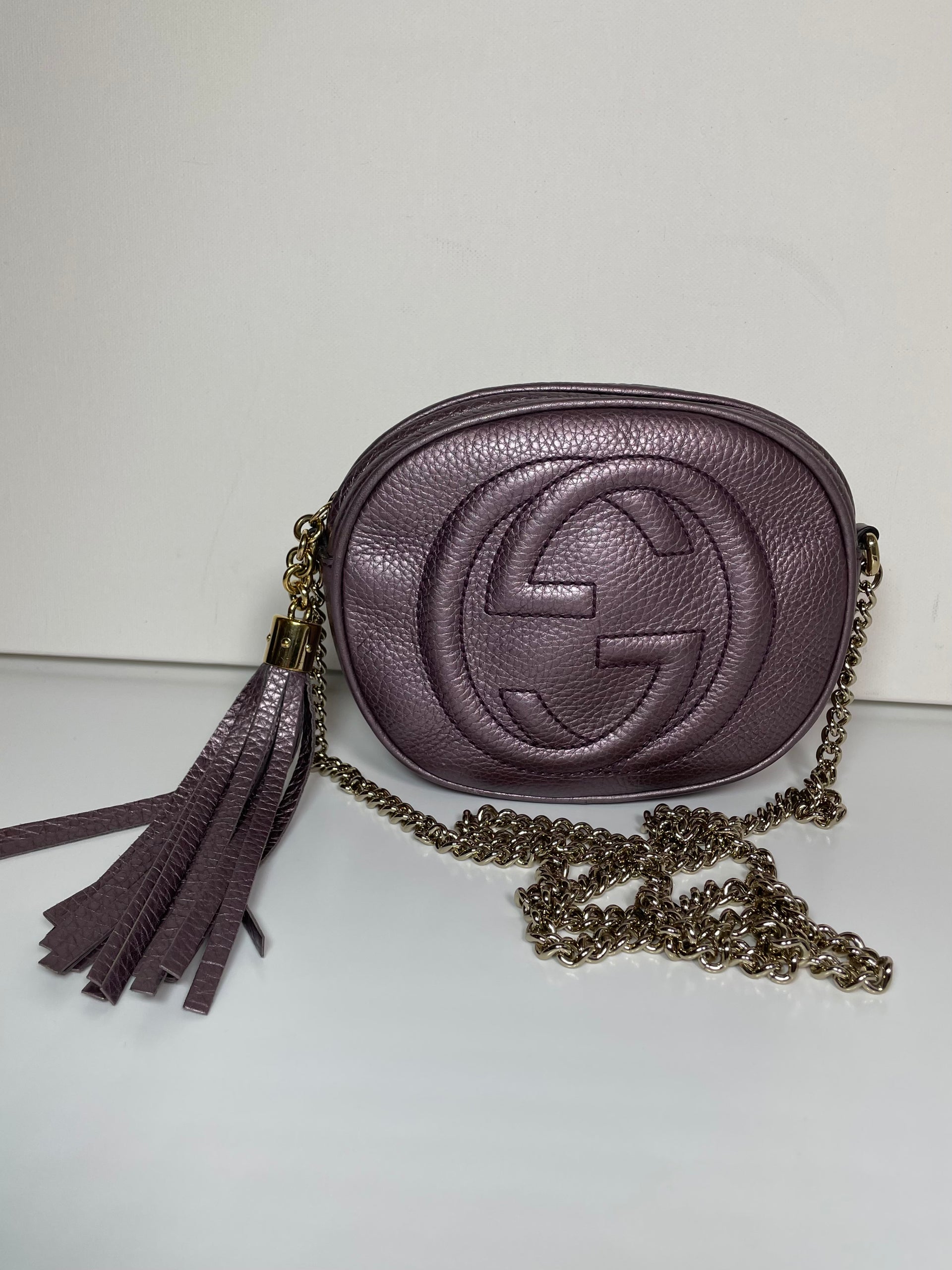 Preloved Gucci Soho Chain Crossbody Bag Mini Carry Kind