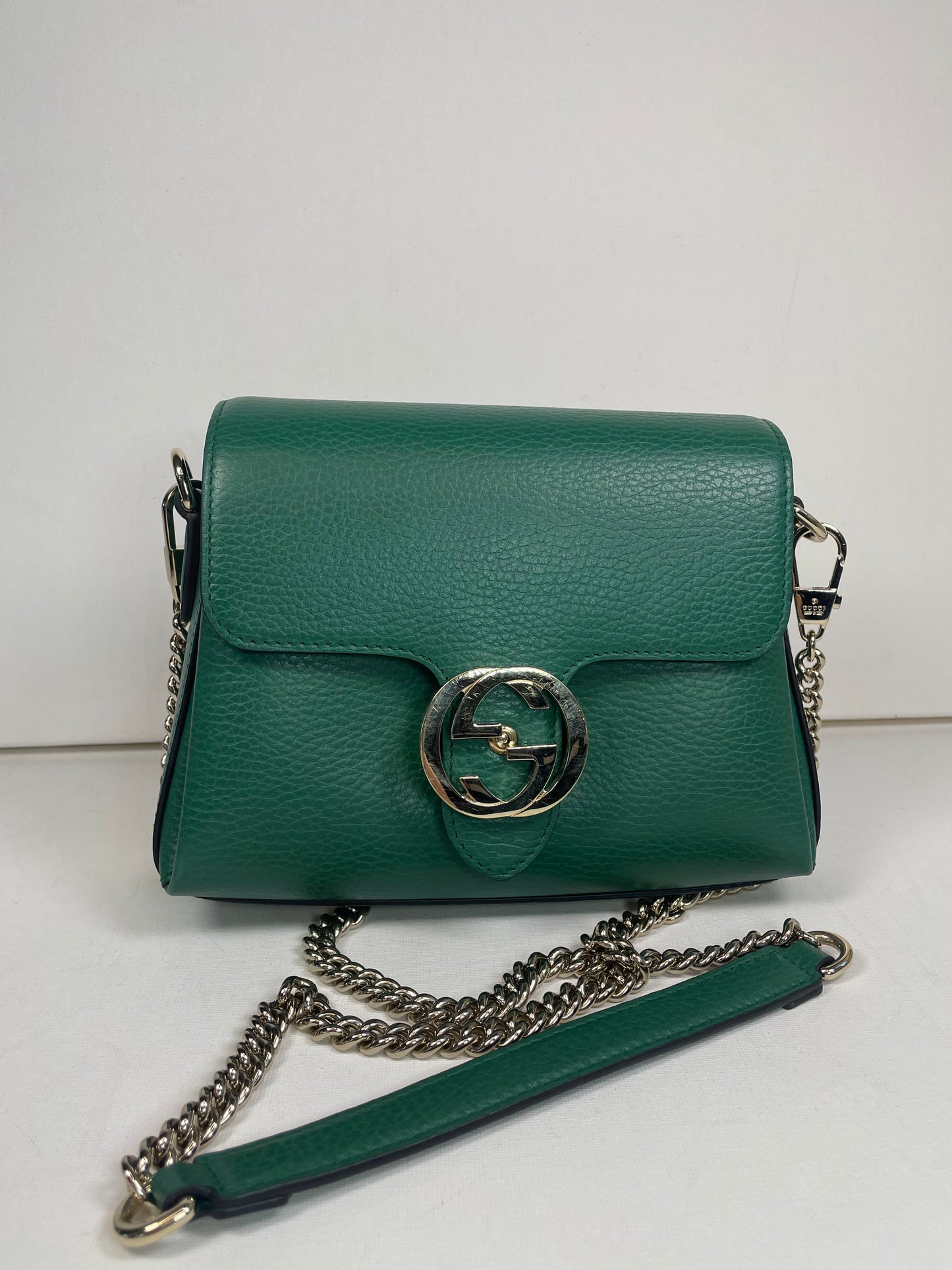 Preloved Gucci Dollar Interlocking G Crossbody Shoulder Bag