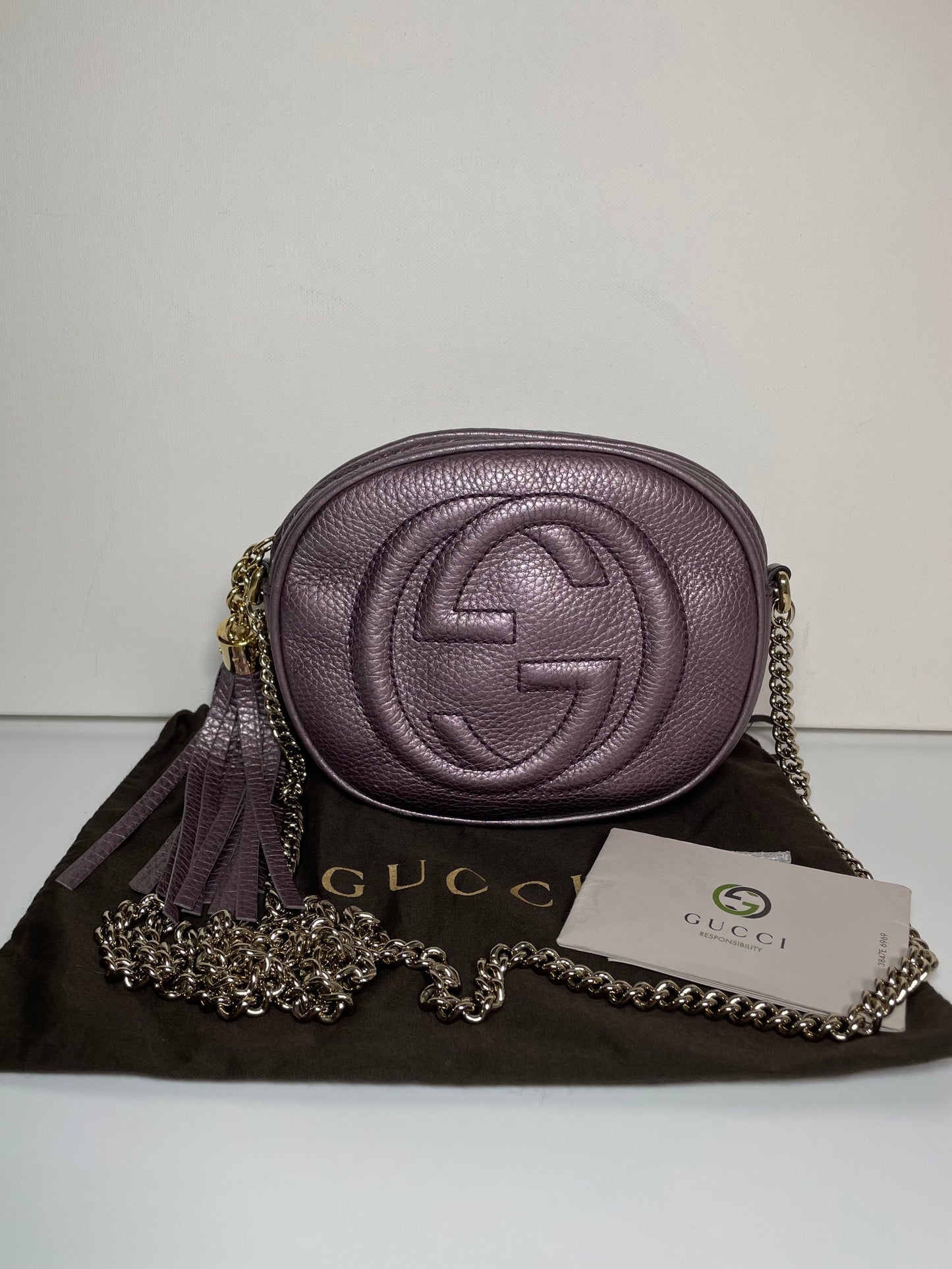 Preloved Gucci Soho Chain Crossbody Bag, Mini