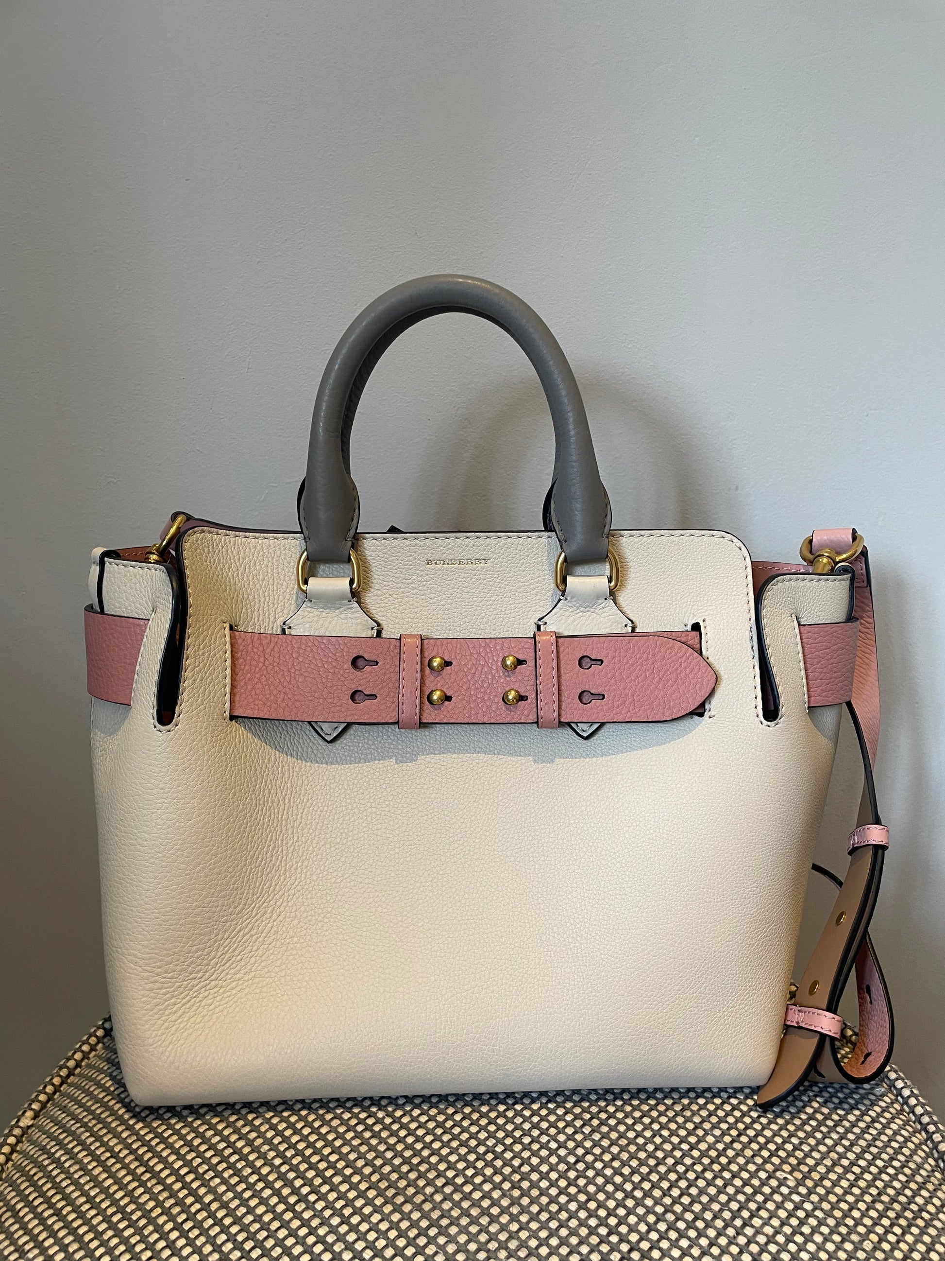 Small burberry tote sale