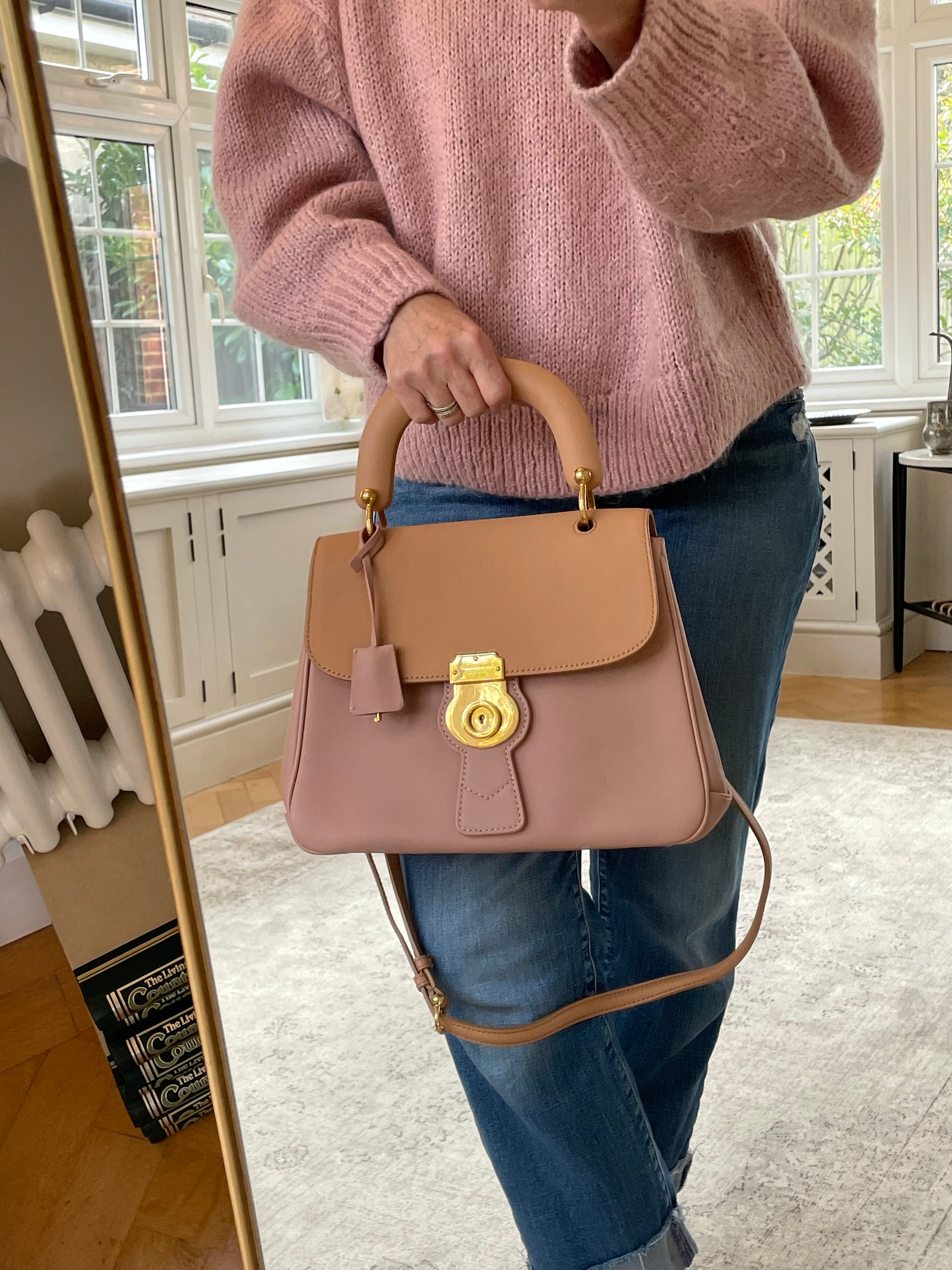 Burberry dk88 satchel best sale