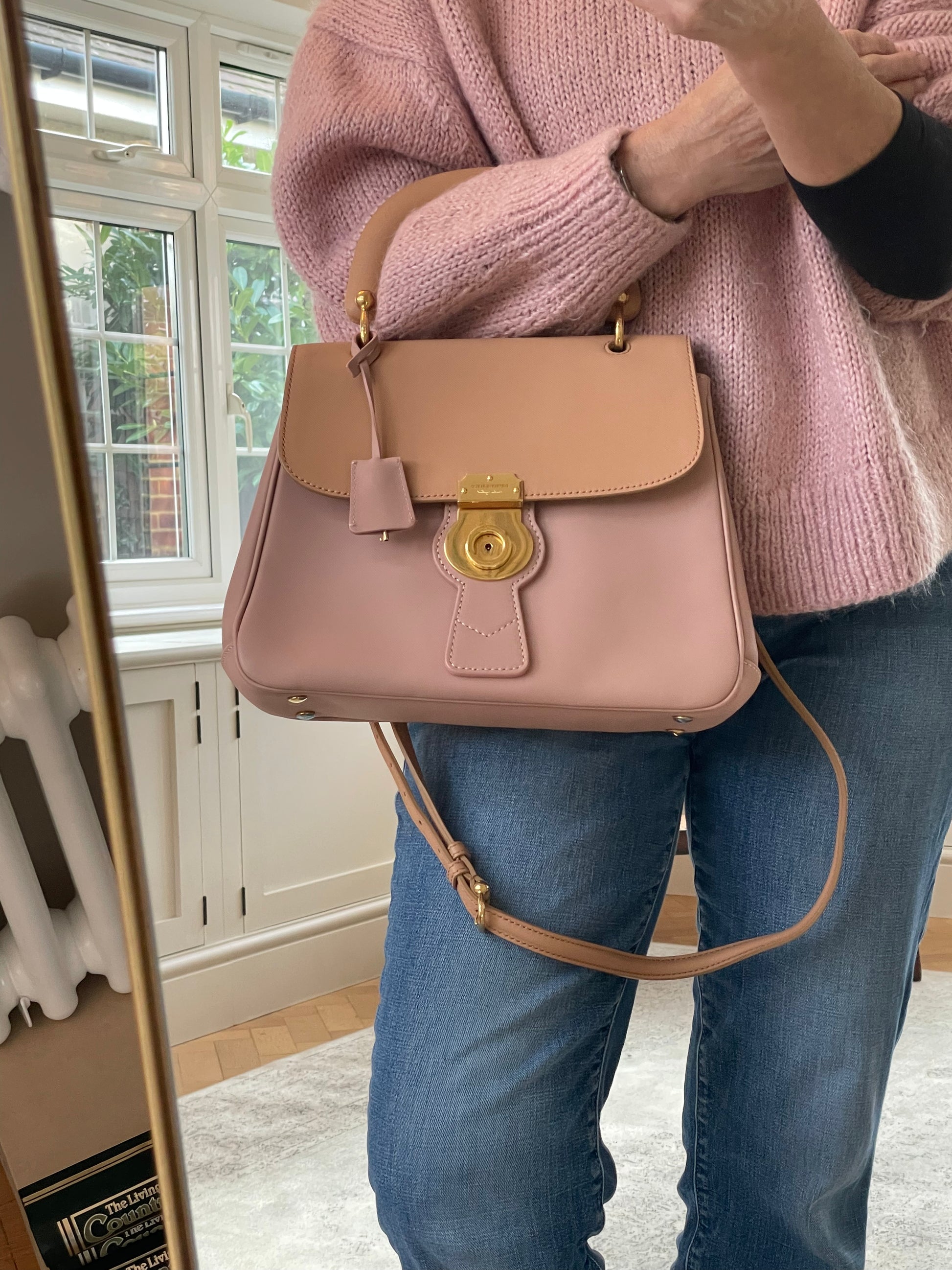 Burberry dk88 top handle bag sale