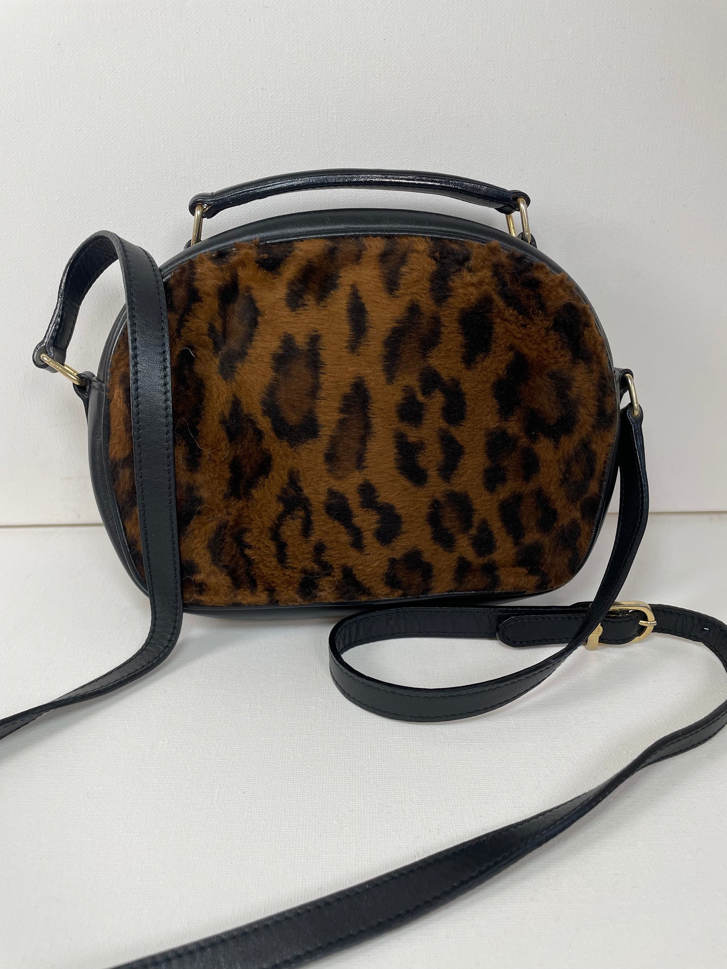 Preloved, Vintage Fendi Leopard Print Crossbody Bag