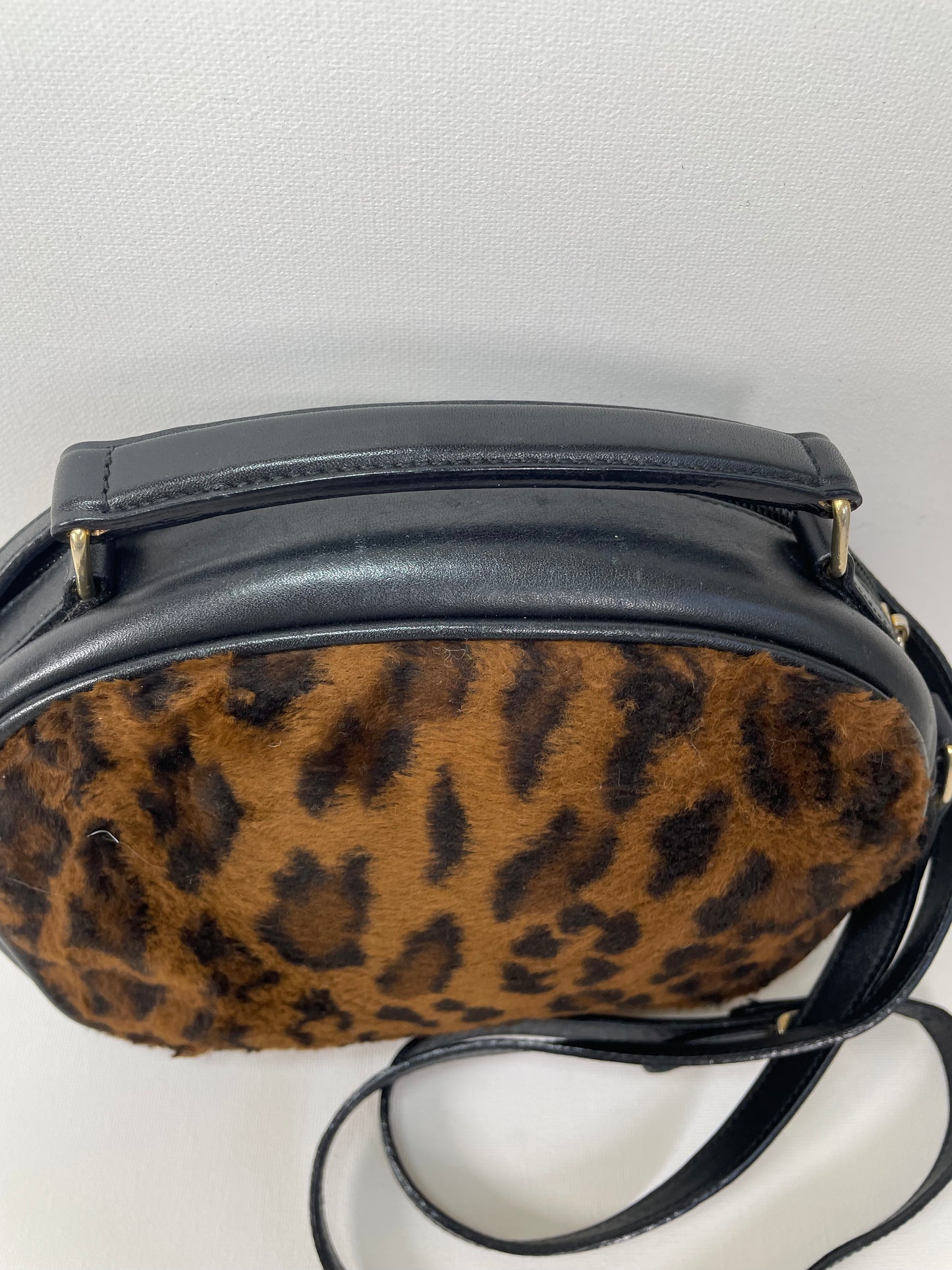 Preloved, Vintage Fendi Leopard Print Crossbody Bag