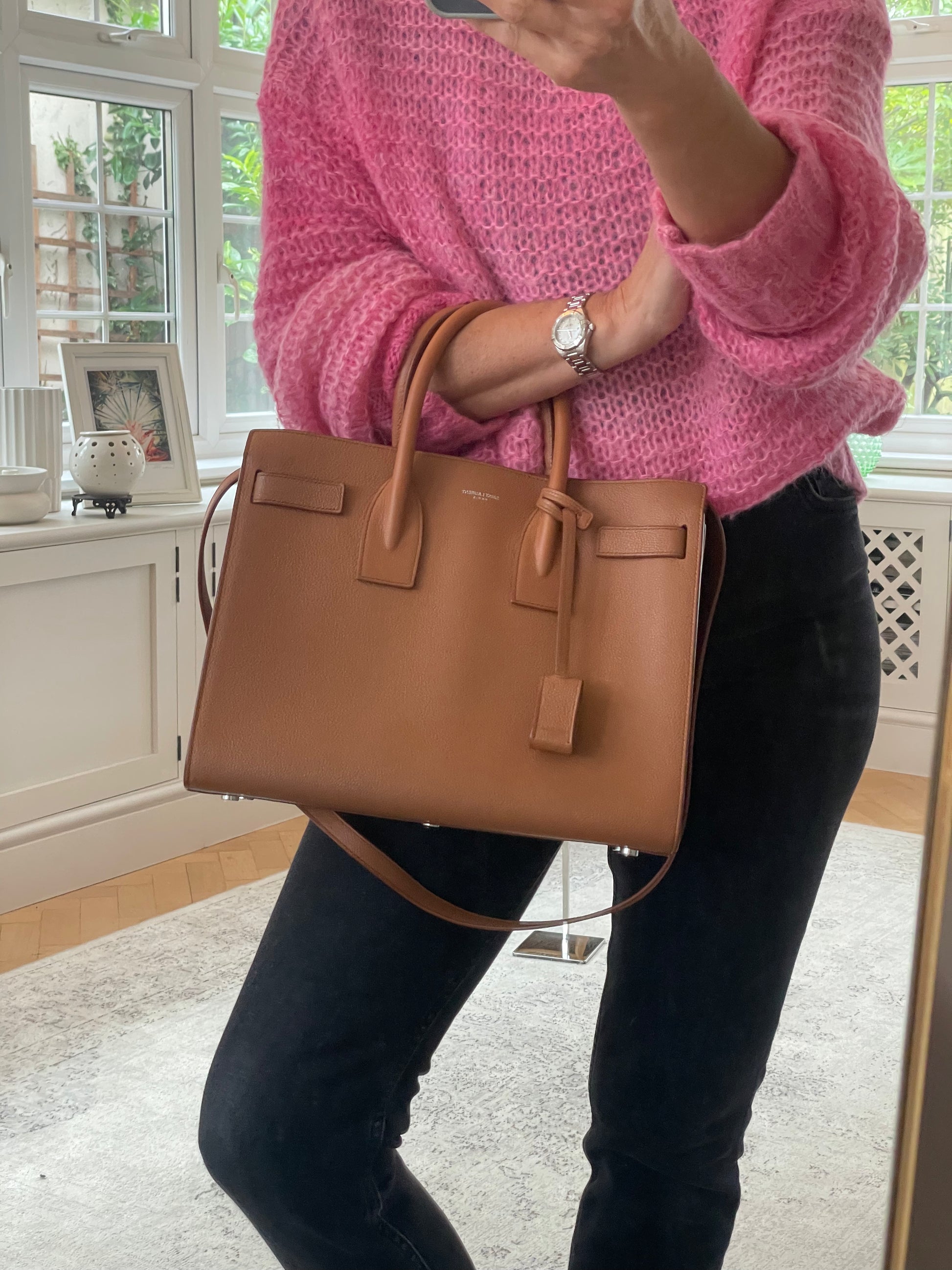 Preloved Saint Laurent Sac De Jour Tote Bag Small