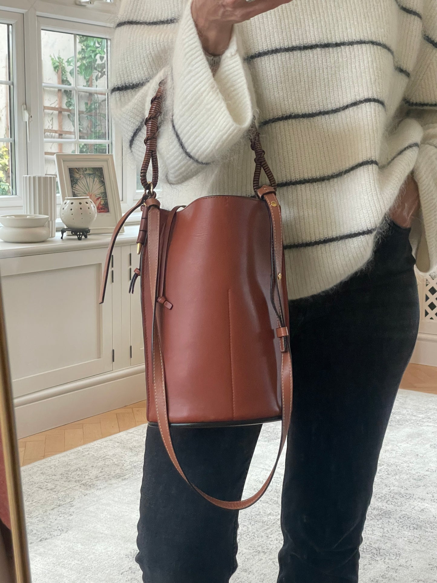 Preloved Loewe Gate Bucket Bag