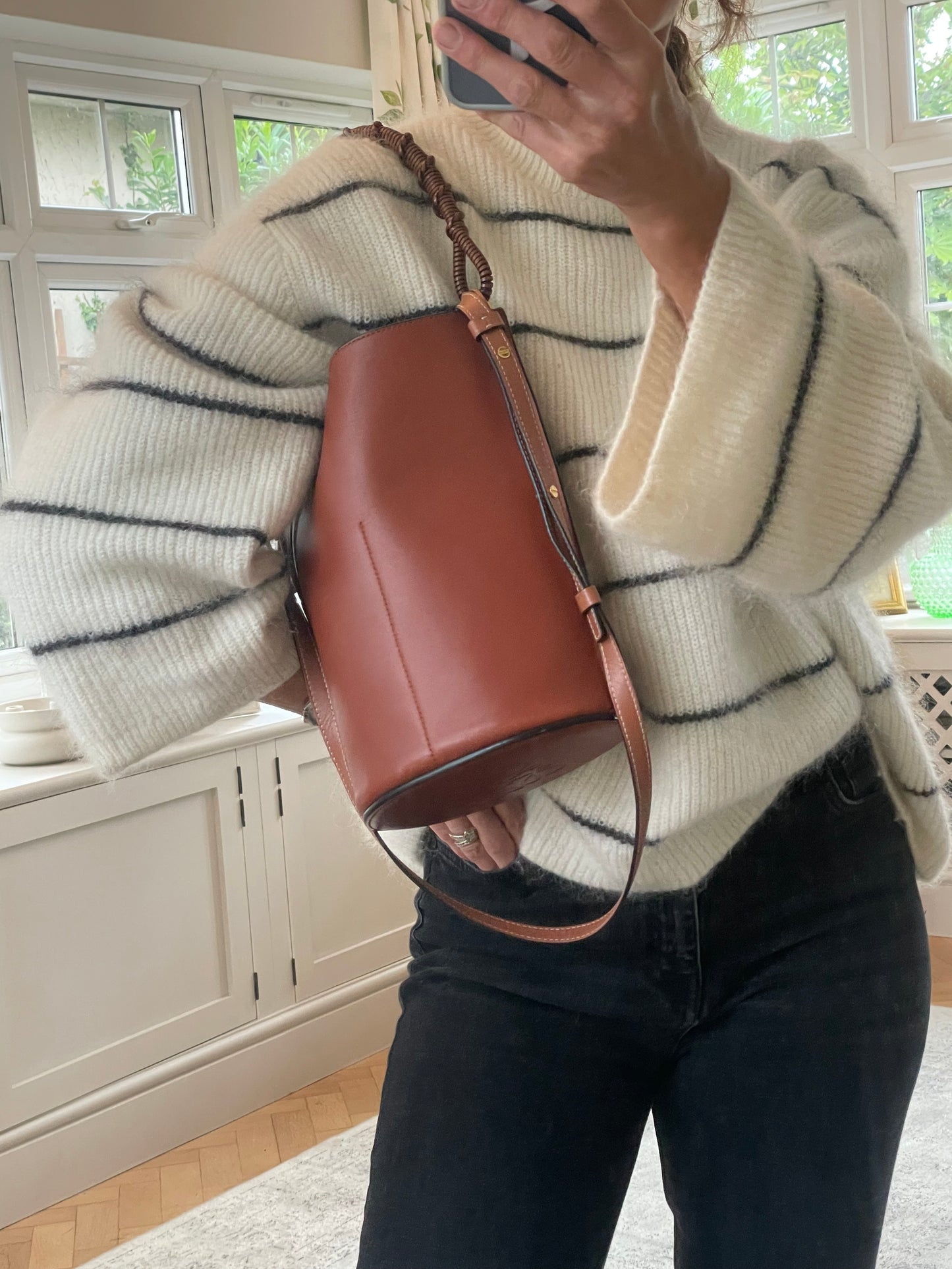 Preloved Loewe Gate Bucket Bag