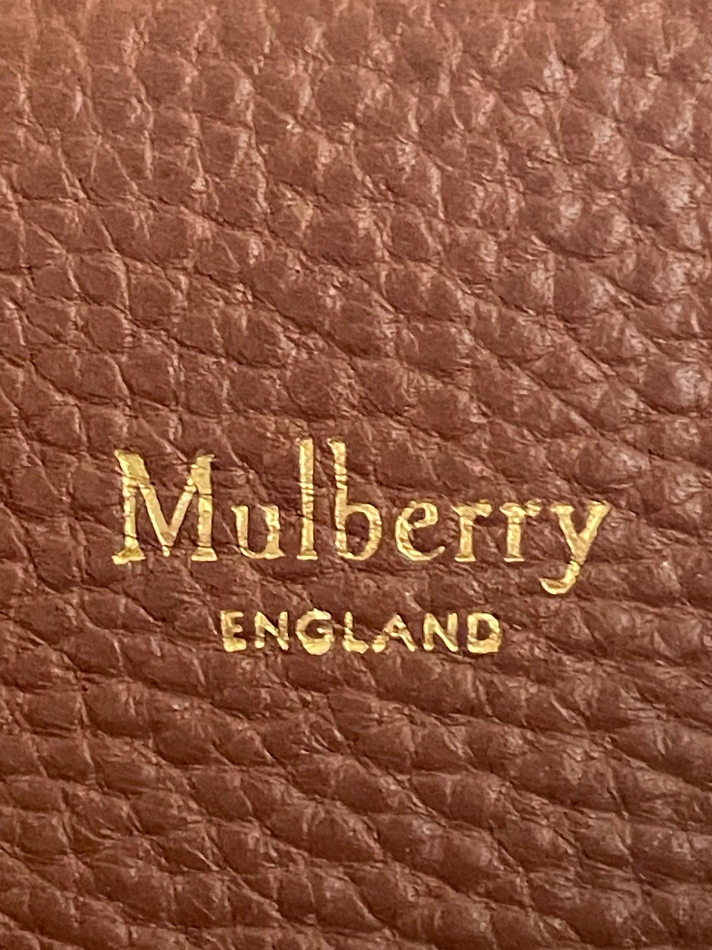 Preloved Mulberry Amberley Top Handle Satchel Bag, Large