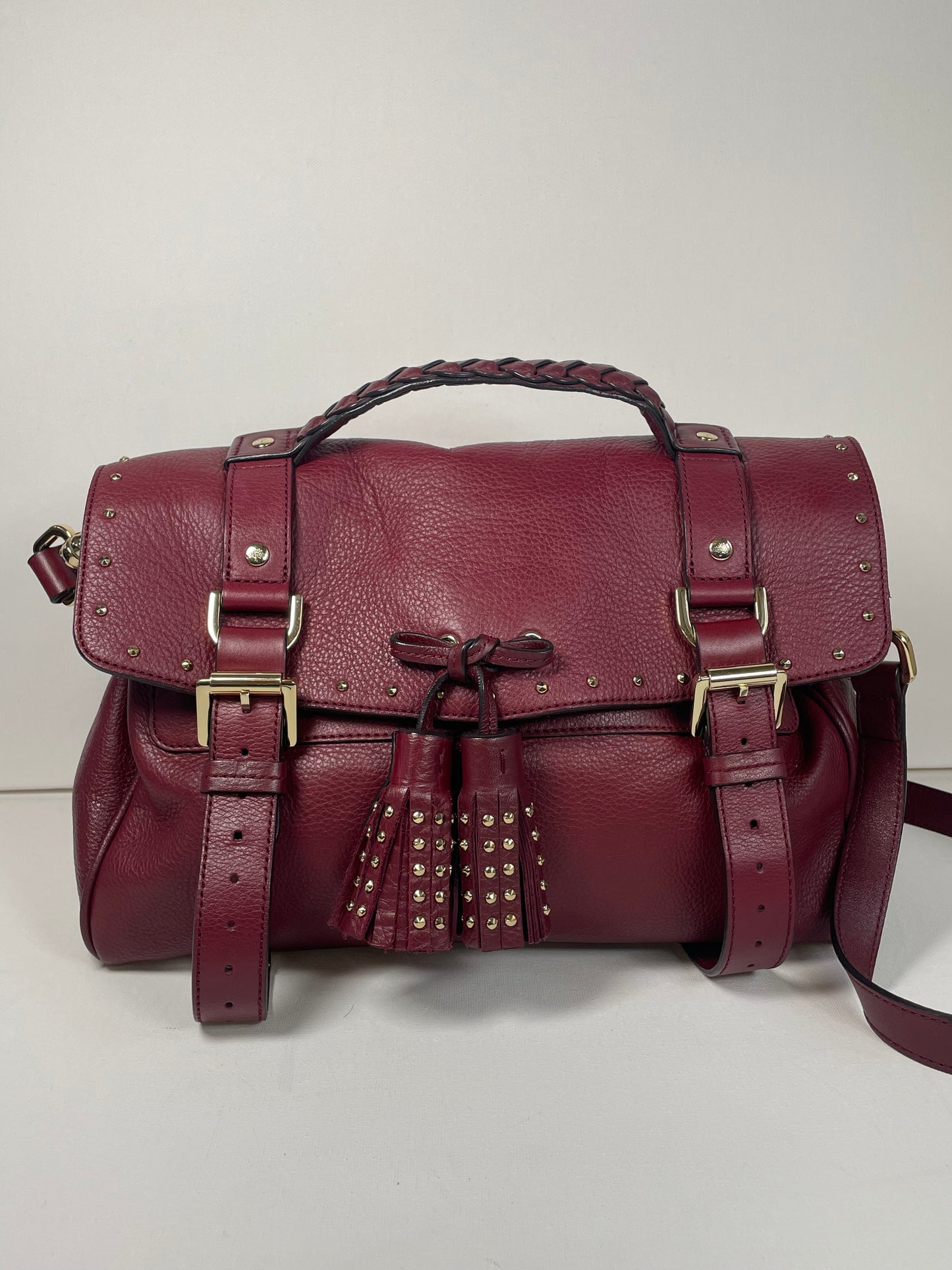 Preloved Mulberry Alexa Tassel Satchel, Medium