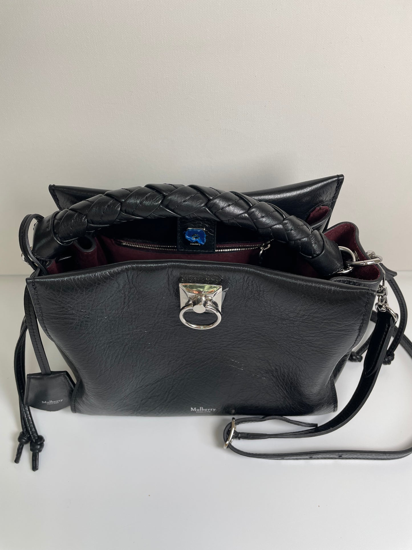 Preloved Mulberry Iris Shoulder Bag, Small