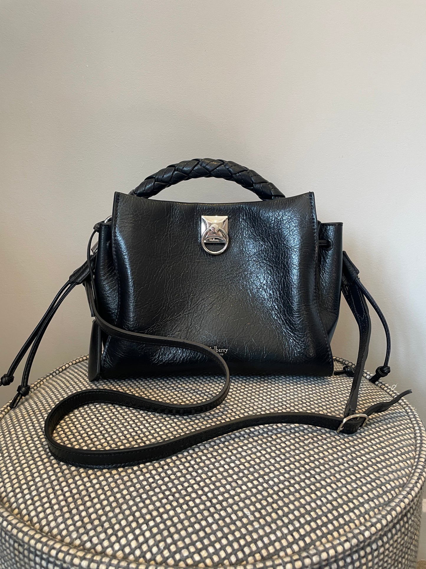 Preloved Mulberry Iris Shoulder Bag, Small