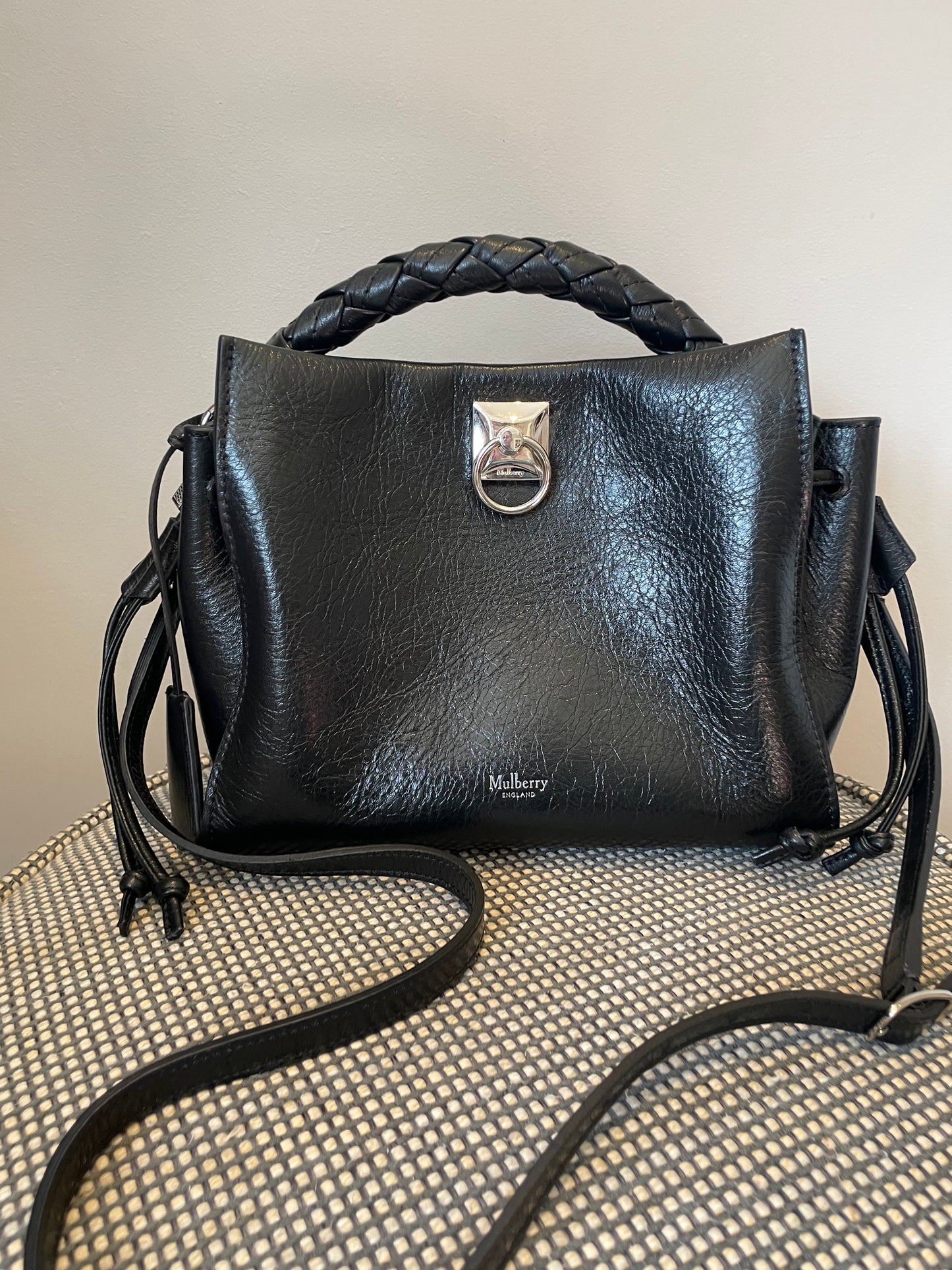 Preloved Mulberry Iris Shoulder Bag, Small