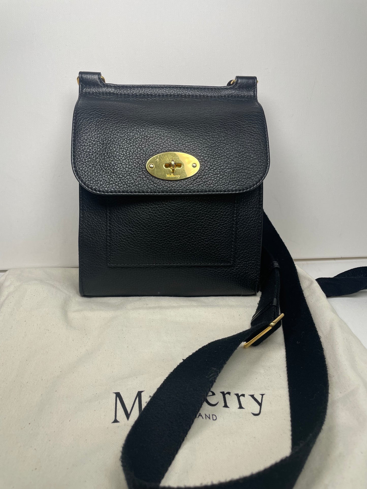 Preloved Mulberry Anthony Messenger Bag, Small