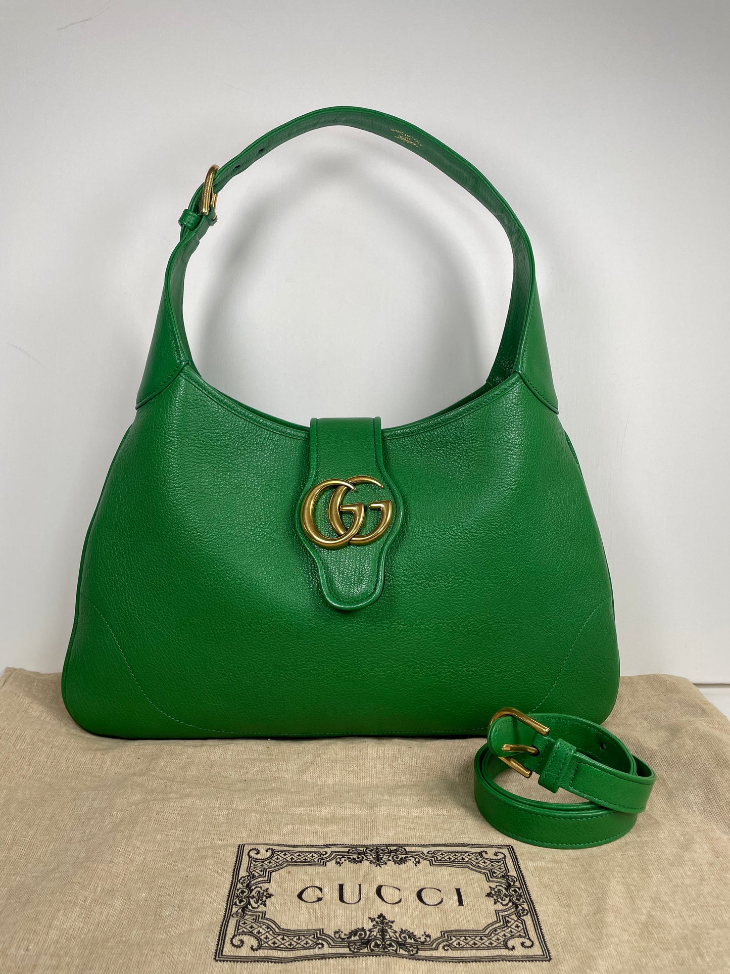 Preloved Gucci Aphrodite Shoulder Hobo Bag, Medium