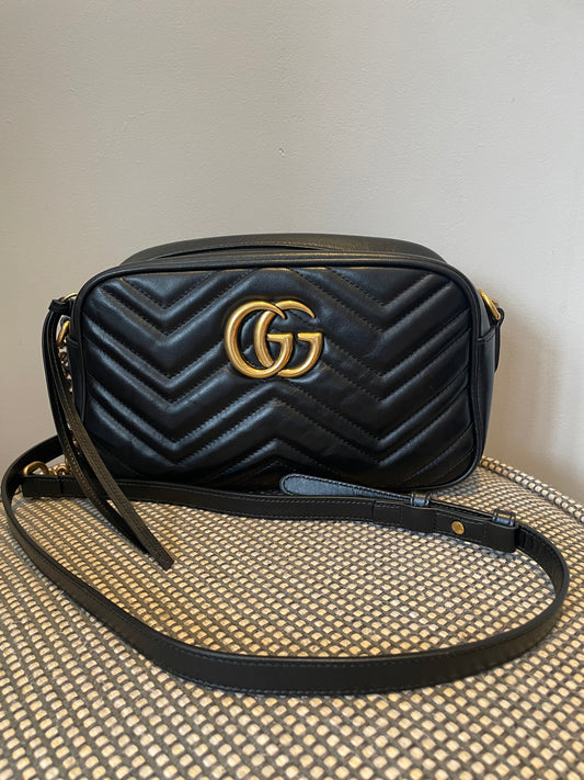 Preloved Gucci Marmont Shoulder Bag, Small