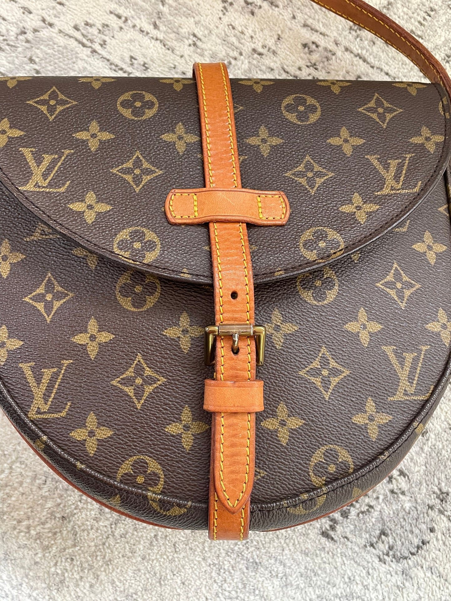 Preloved Vintage Louis Vuitton Monogram Chantilly Crossbody Bag, MM