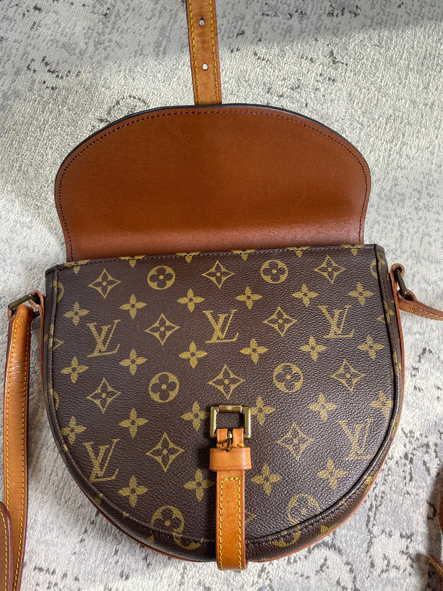 Preloved Vintage Louis Vuitton Monogram Chantilly Crossbody Bag, MM