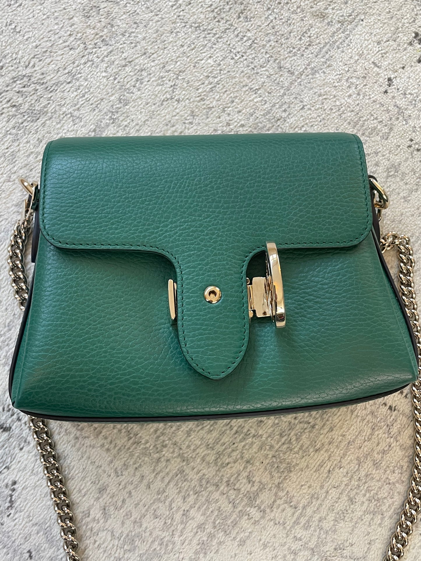 Preloved Gucci Dollar Interlocking G Crossbody Shoulder Bag