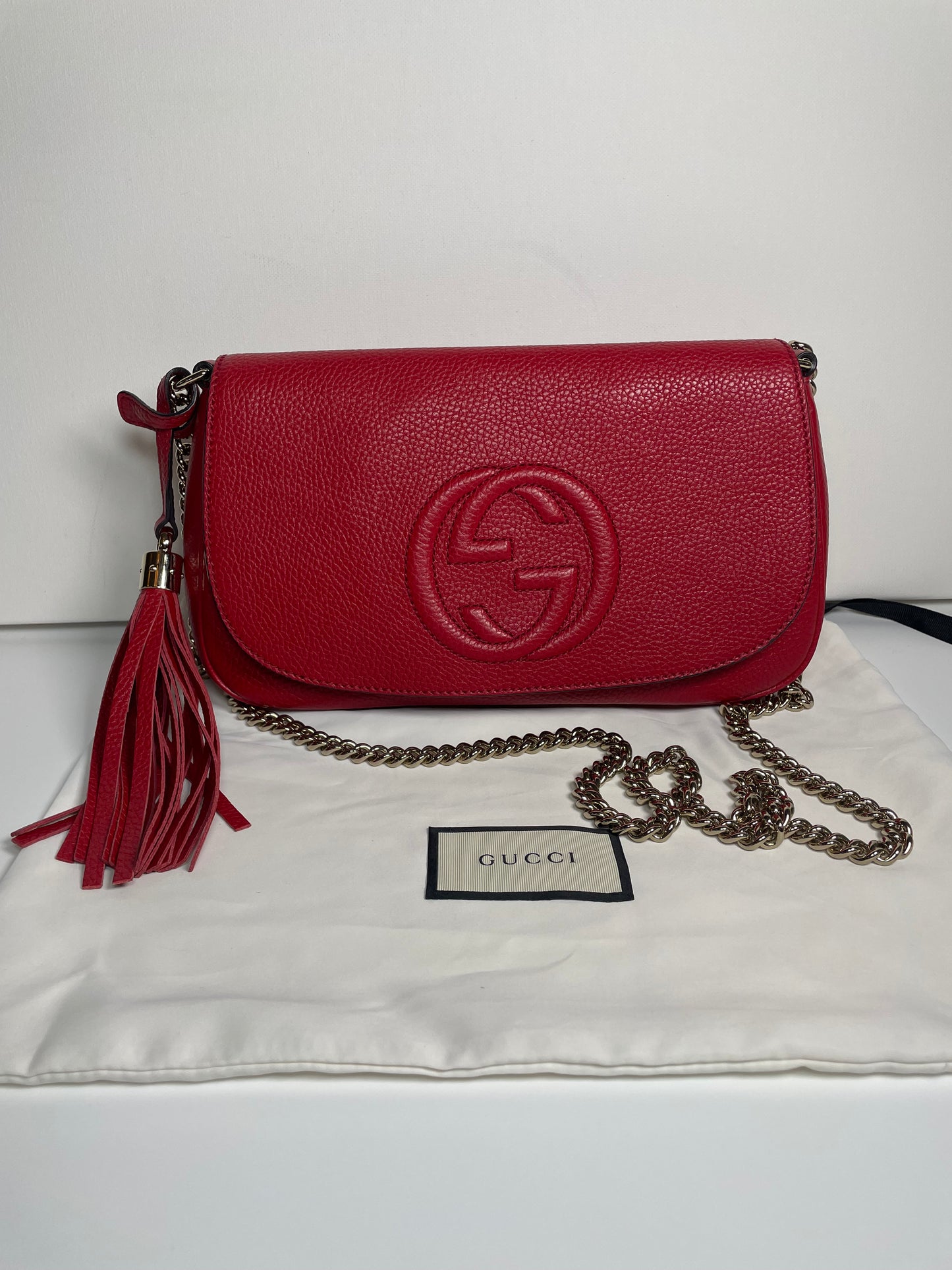 Preloved Gucci Long Soho Chain Shoulder Bag