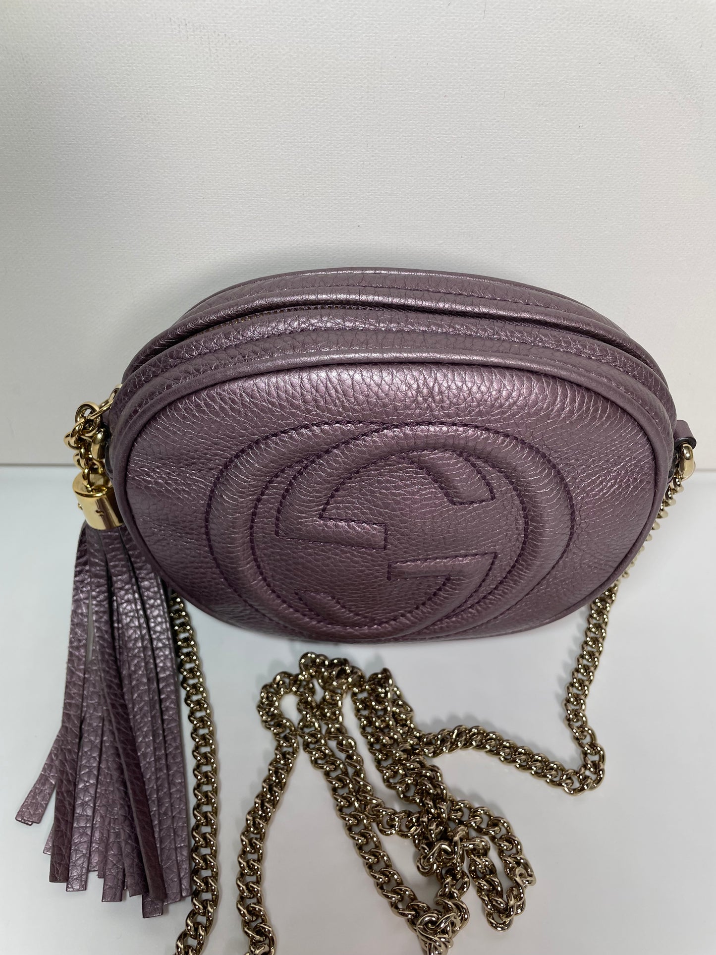 Preloved Gucci Soho Chain Crossbody Bag, Mini