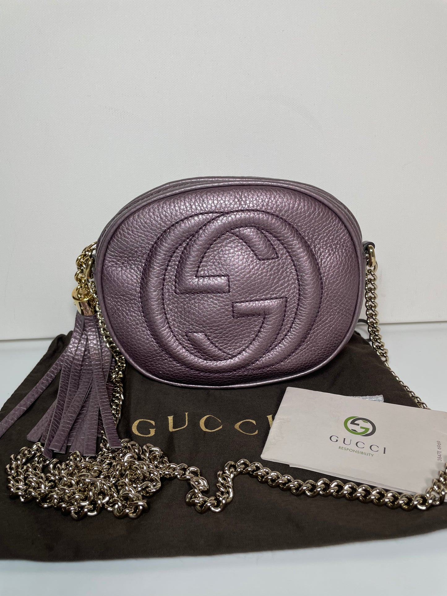 Preloved Gucci Soho Chain Crossbody Bag, Mini