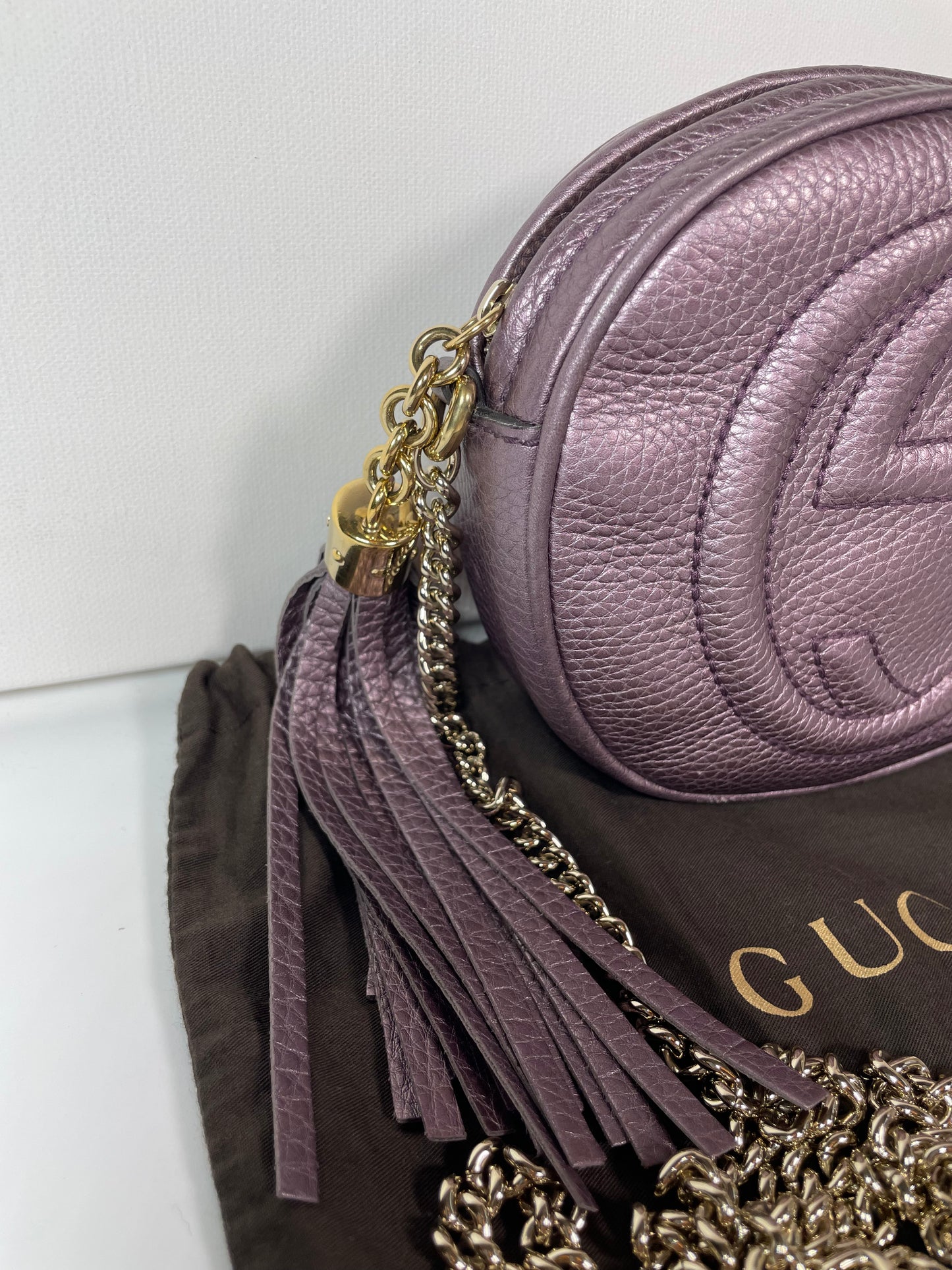 Preloved Gucci Soho Chain Crossbody Bag, Mini