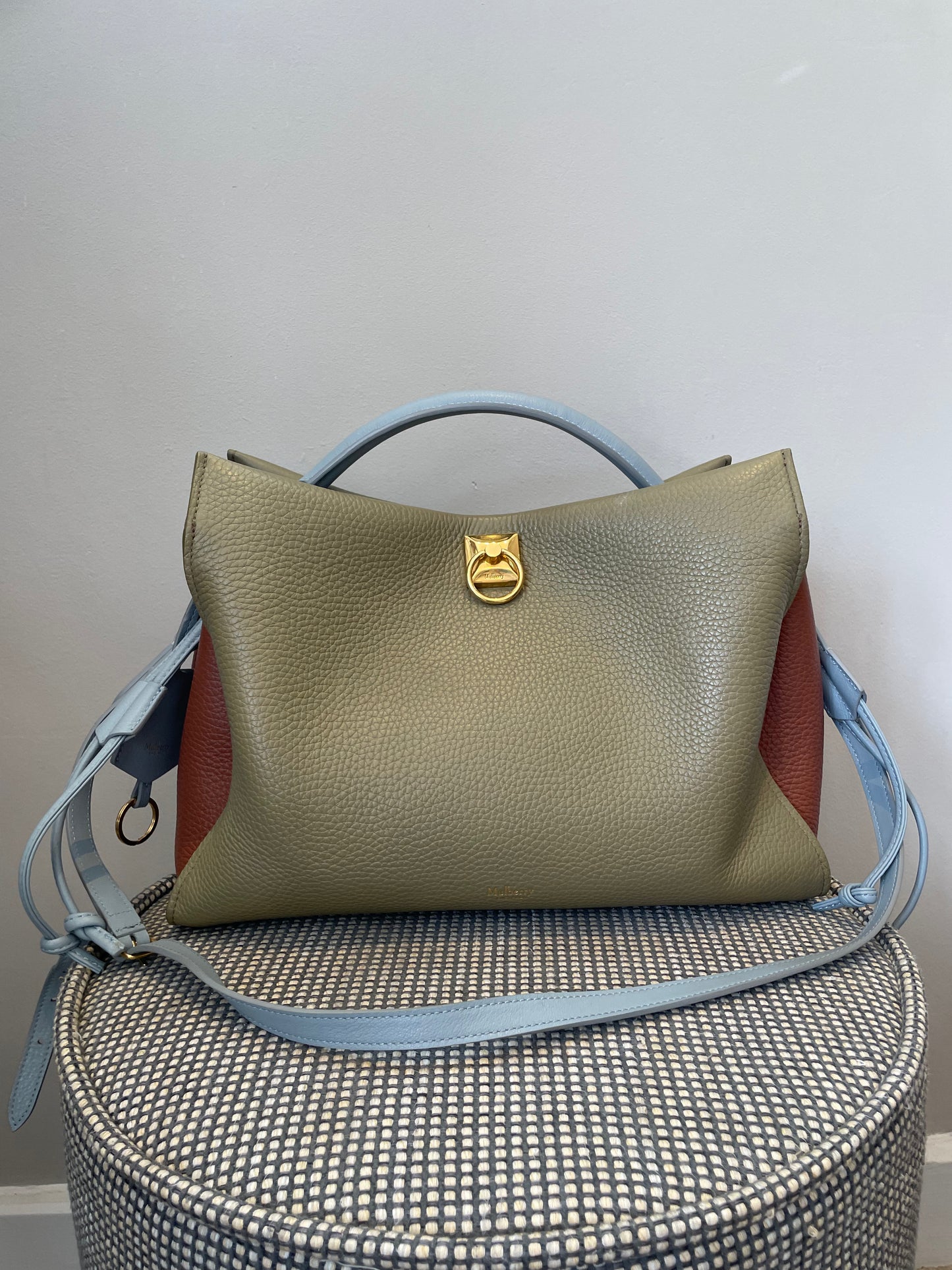 Preloved Mulberry Iris Top Handle Bag, Limited Edition, Large