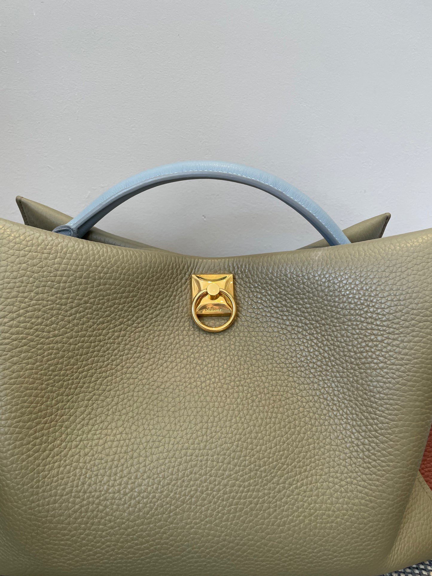 Preloved Mulberry Iris Top Handle Bag, Limited Edition, Large