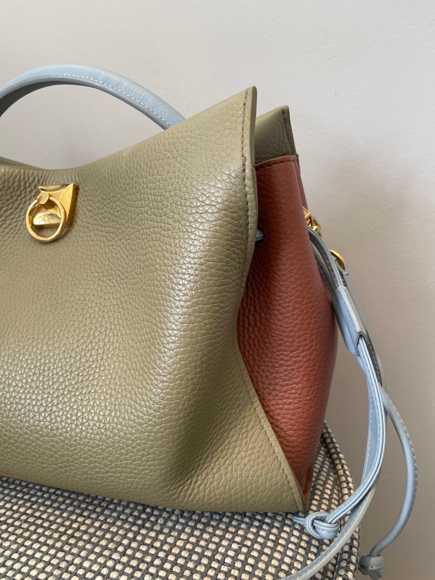 Preloved Mulberry Iris Top Handle Bag, Limited Edition, Large