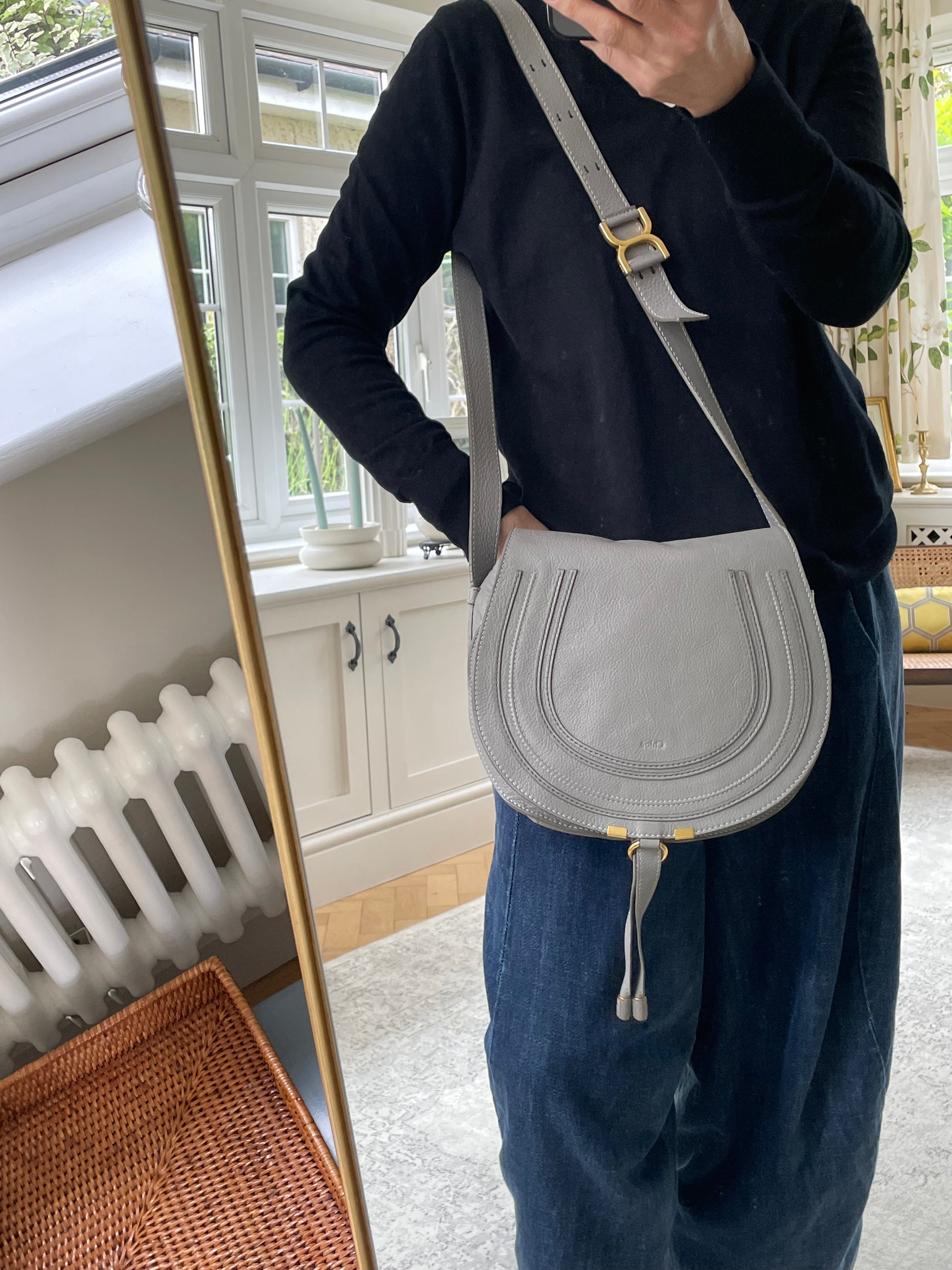 Preloved Chloe Marcie Crossbody Bag Medium Carry Kind