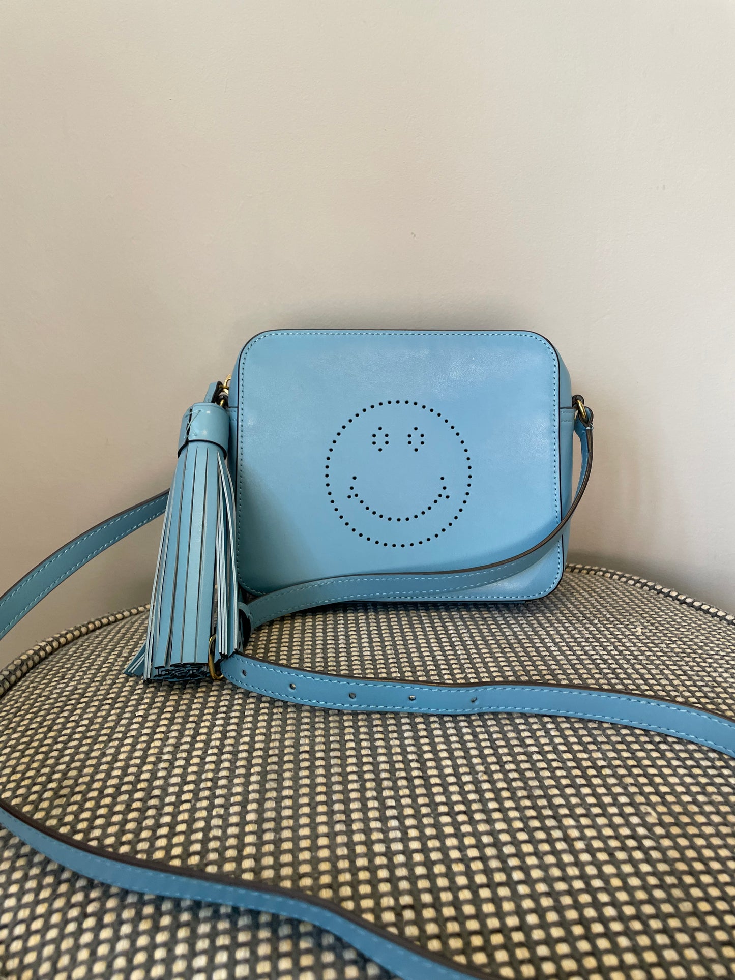 Preloved Anya Hindmarch Smiley Crossbody Bag