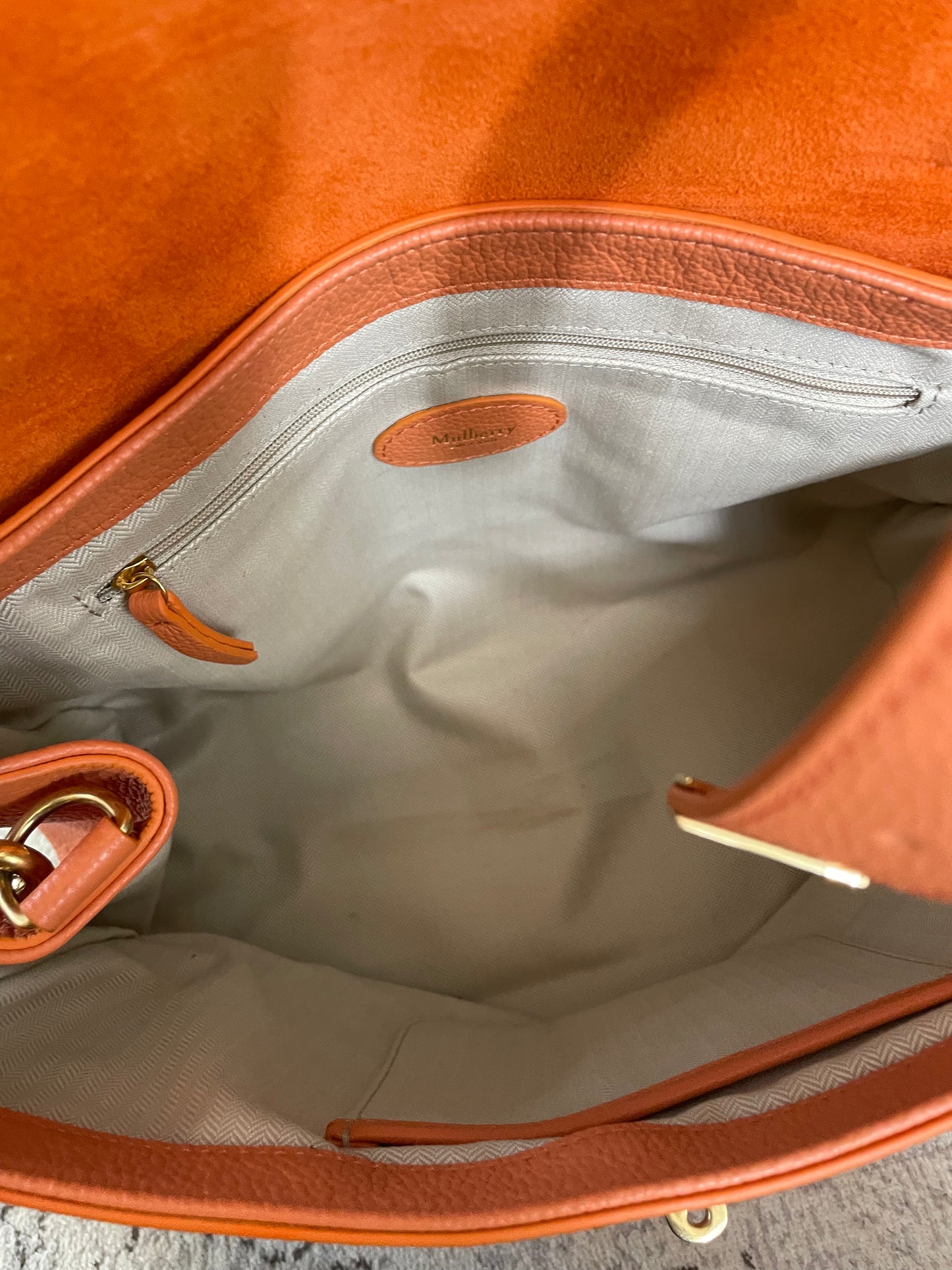 Preloved Mulberry Alexa Satchel Bag, Regular